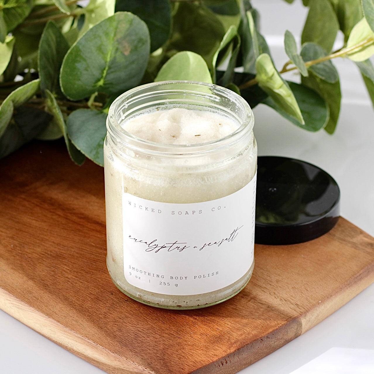 Eucalyptus + Sea Salt Body Polish | Exfoliate, Smooth & Renew