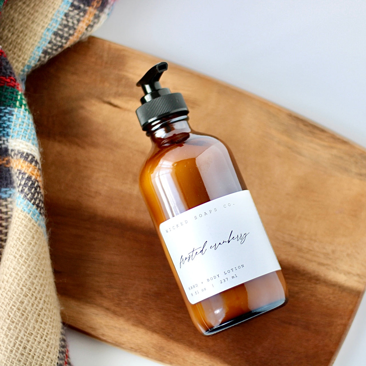 Frosted Cranberry Hand + Body Lotion | Hydrating Winter Moisturizer