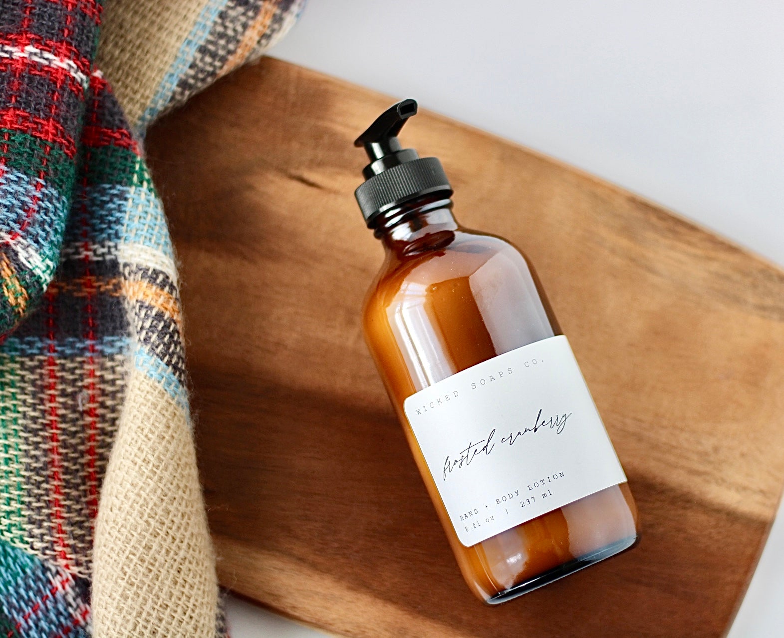 Frosted Cranberry Hand + Body Lotion | Hydrating Winter Moisturizer