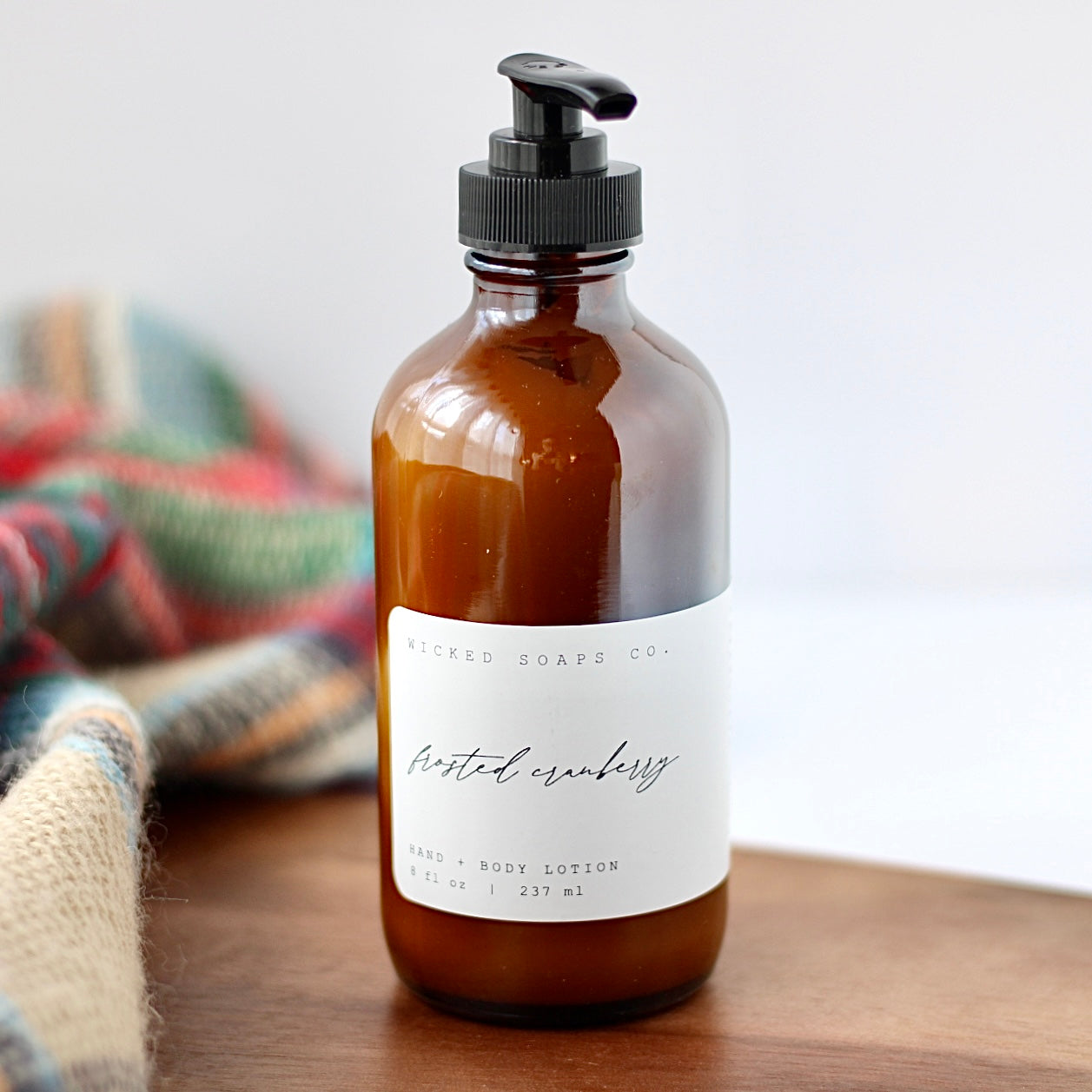 Frosted Cranberry Hand + Body Lotion | Hydrating Winter Moisturizer