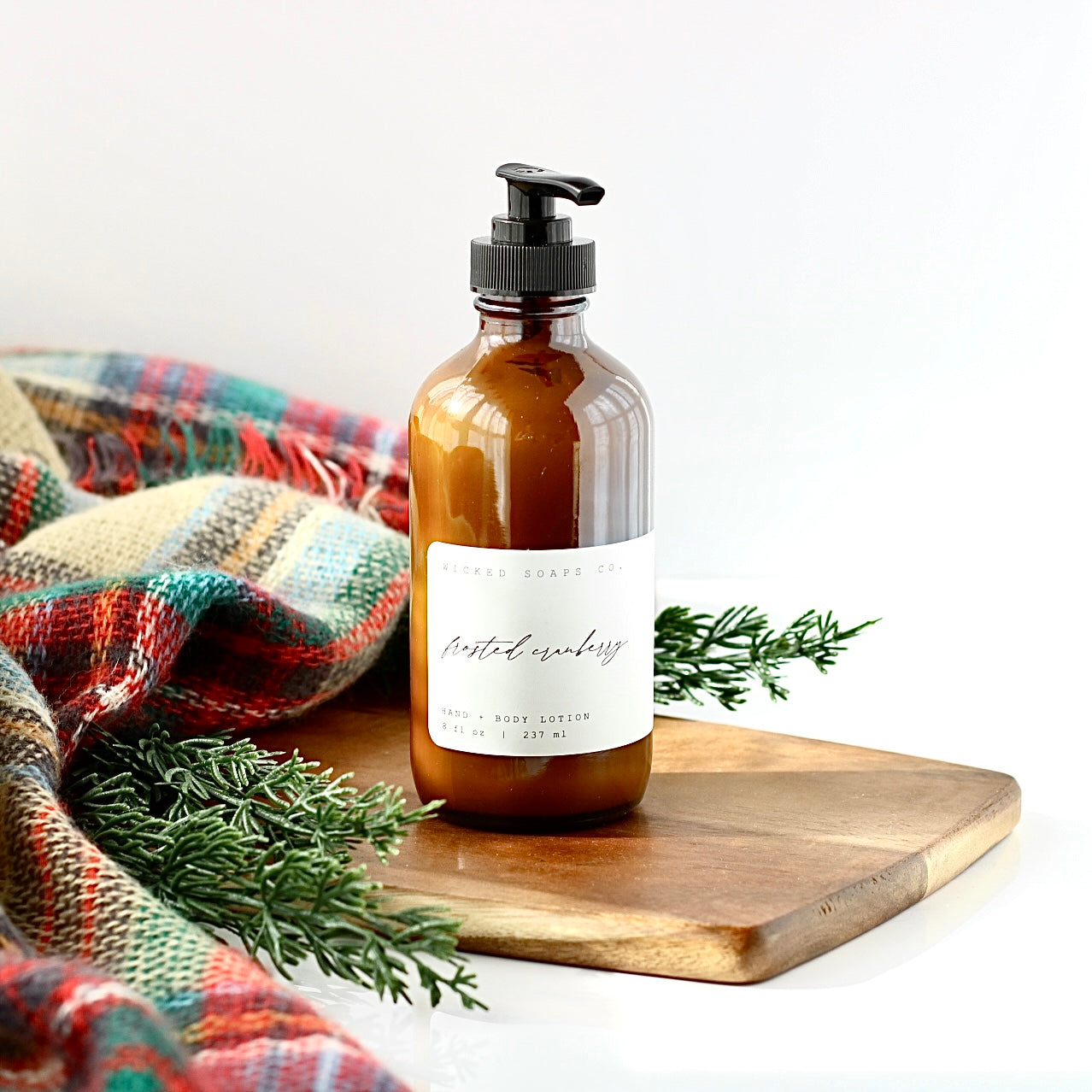 Frosted Cranberry Hand + Body Lotion | Hydrating Winter Moisturizer