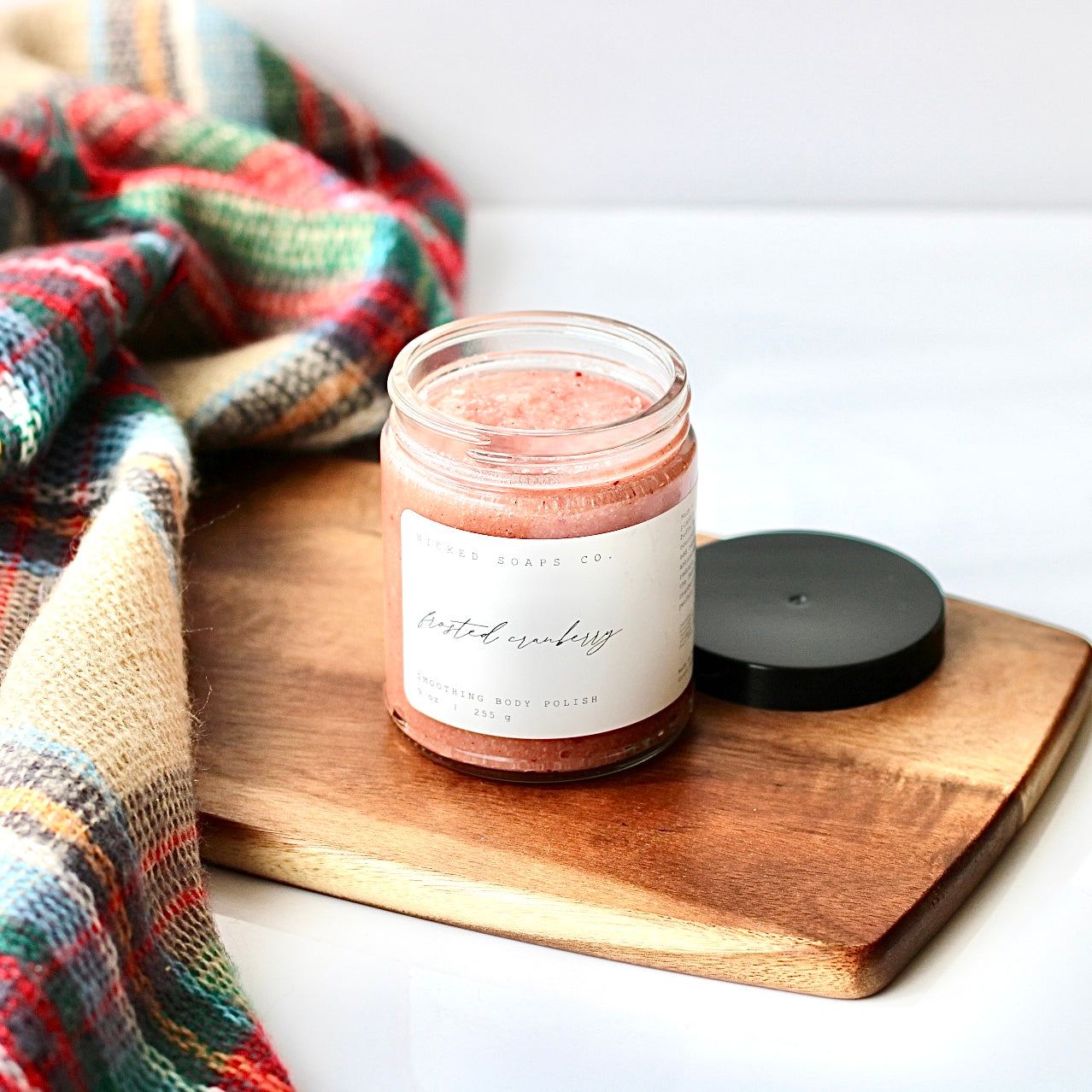 Frosted Cranberry Body Polish | Exfoliating Sugar Scrub