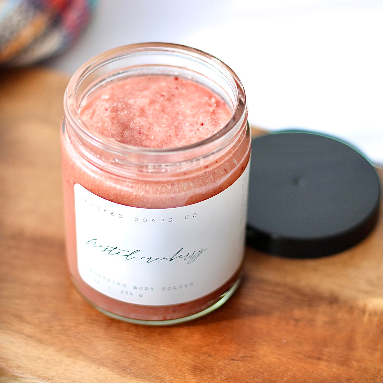 Frosted Cranberry Body Polish | Exfoliating Sugar Scrub