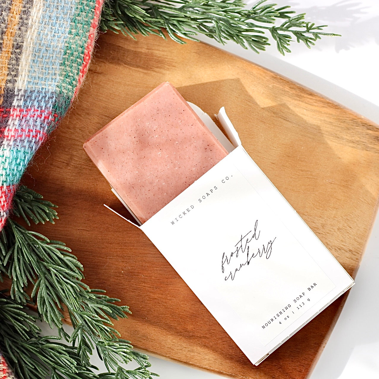 Frosted Cranberry Soap | Nourishing Soap Bar
