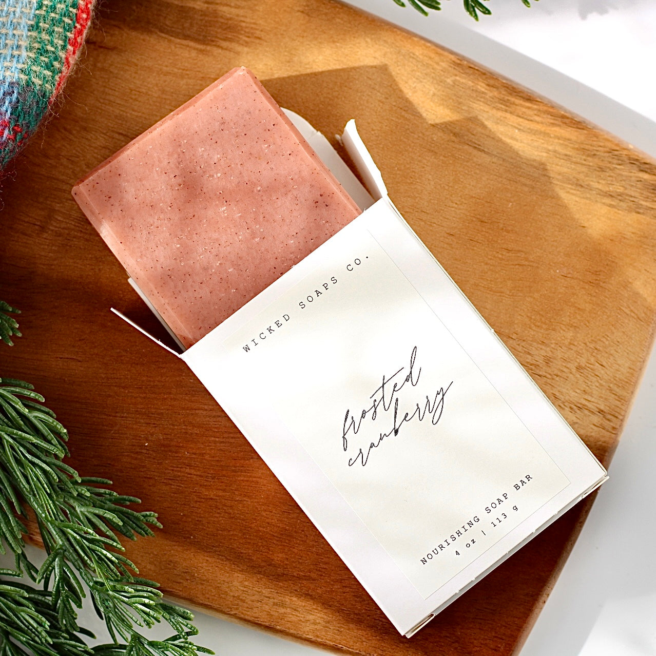 Frosted Cranberry Soap | Nourishing Soap Bar