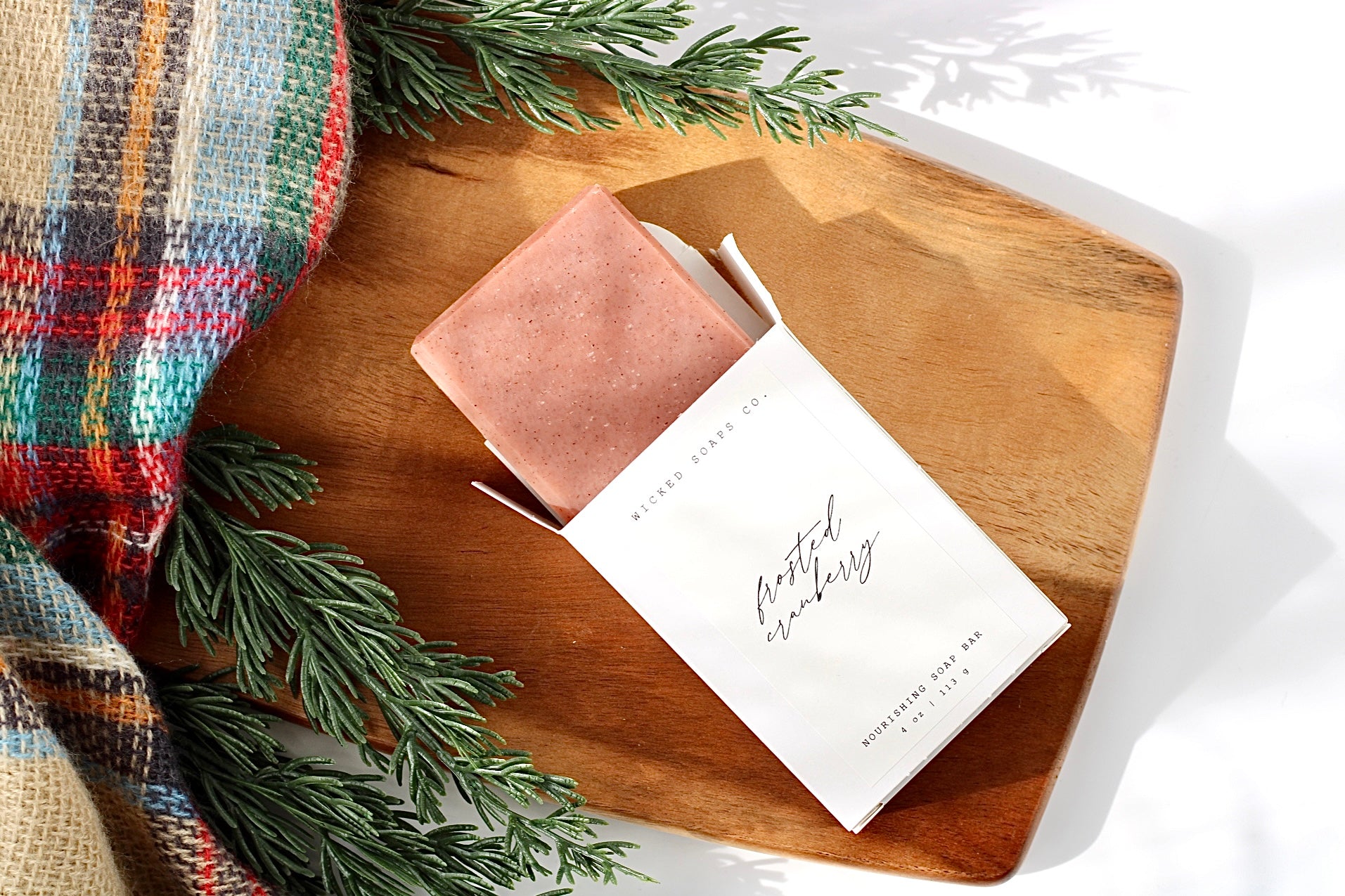 Frosted Cranberry Soap | Nourishing Soap Bar