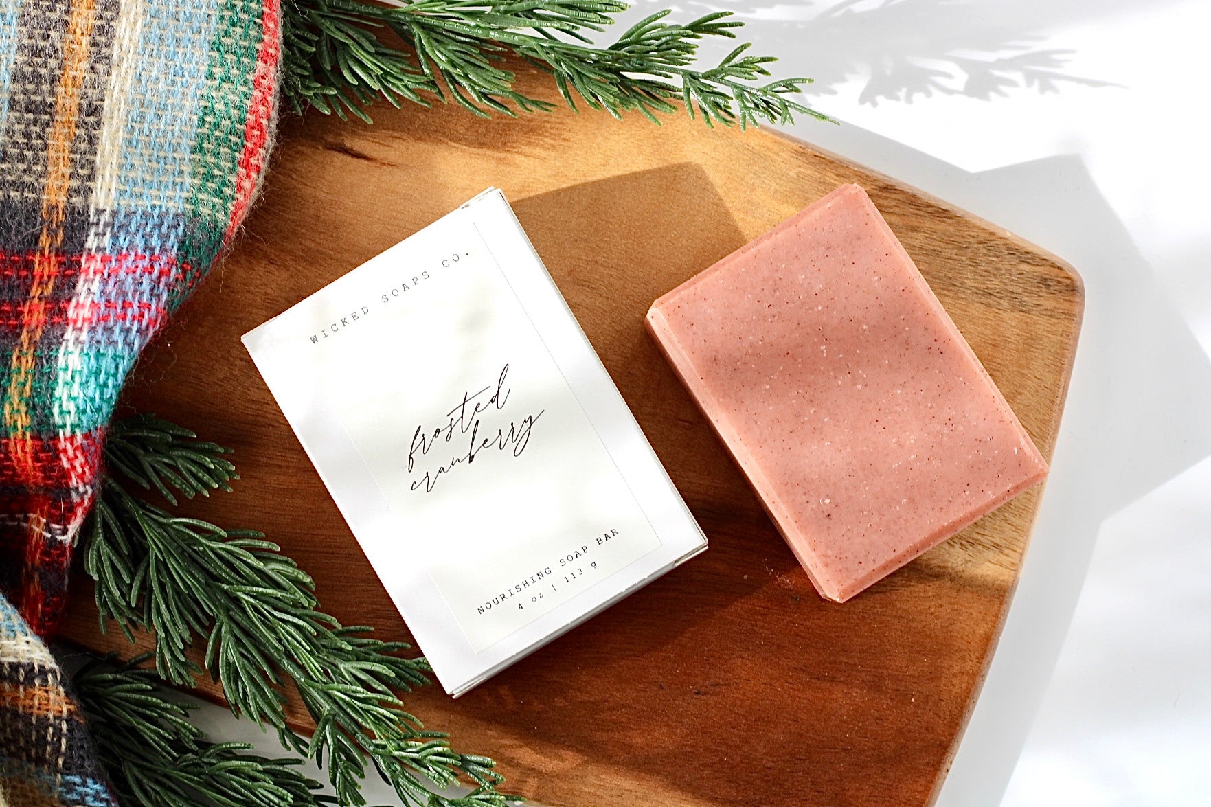Frosted Cranberry Soap | Nourishing Soap Bar