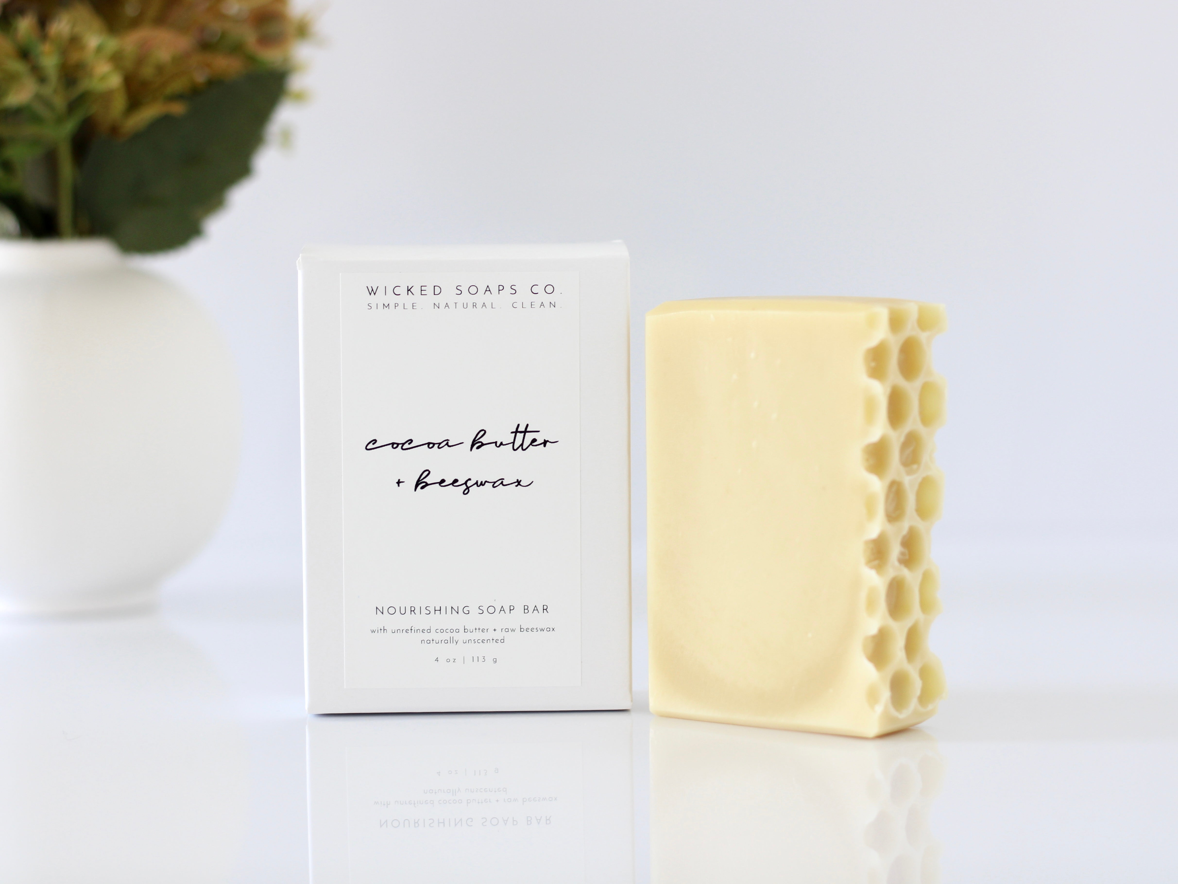 Cocoa Butter + Beeswax Nourishing Soap Bar