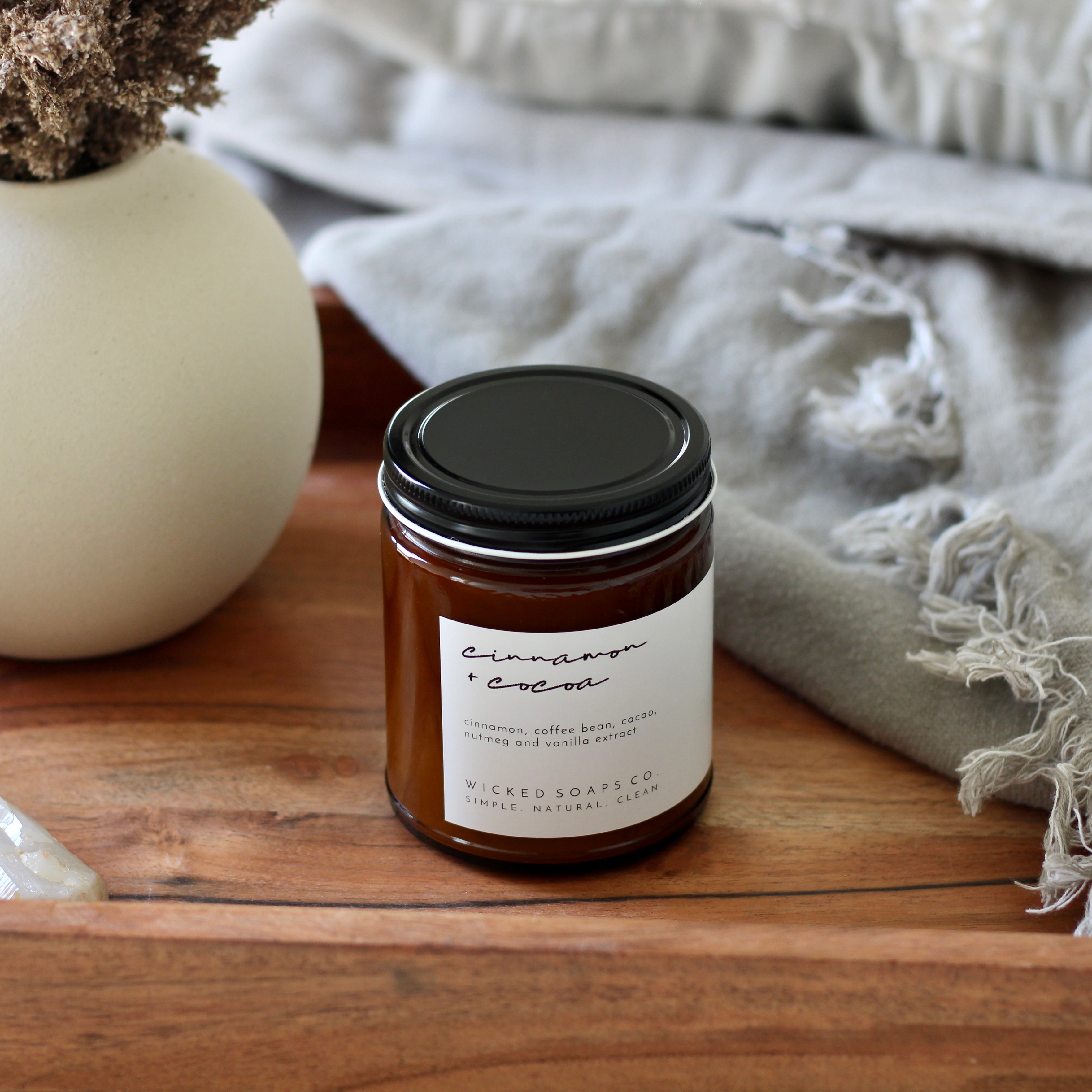 Cinnamon + Cocoa Soy Candle