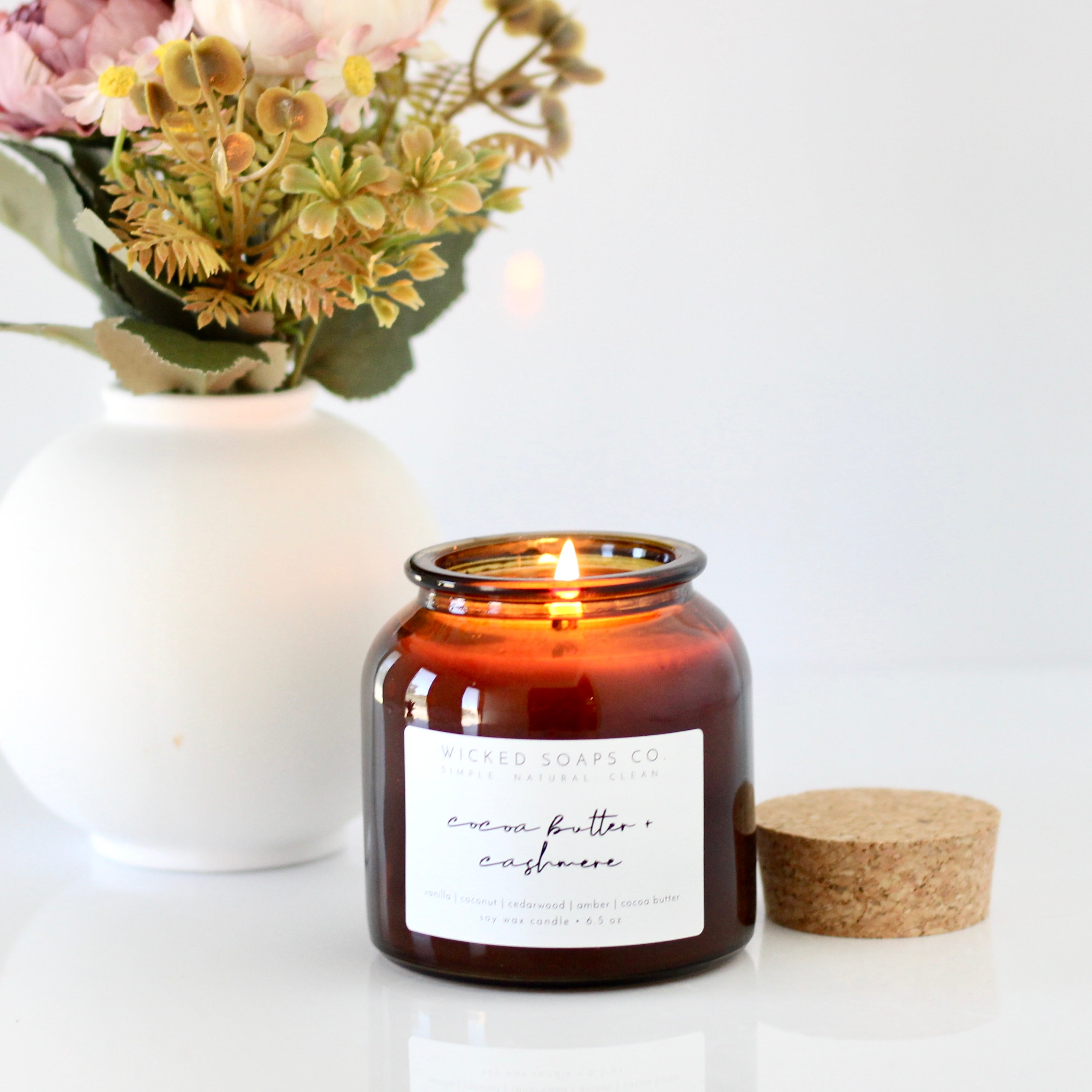Cocoa Butter + Cashmere Soy Candle