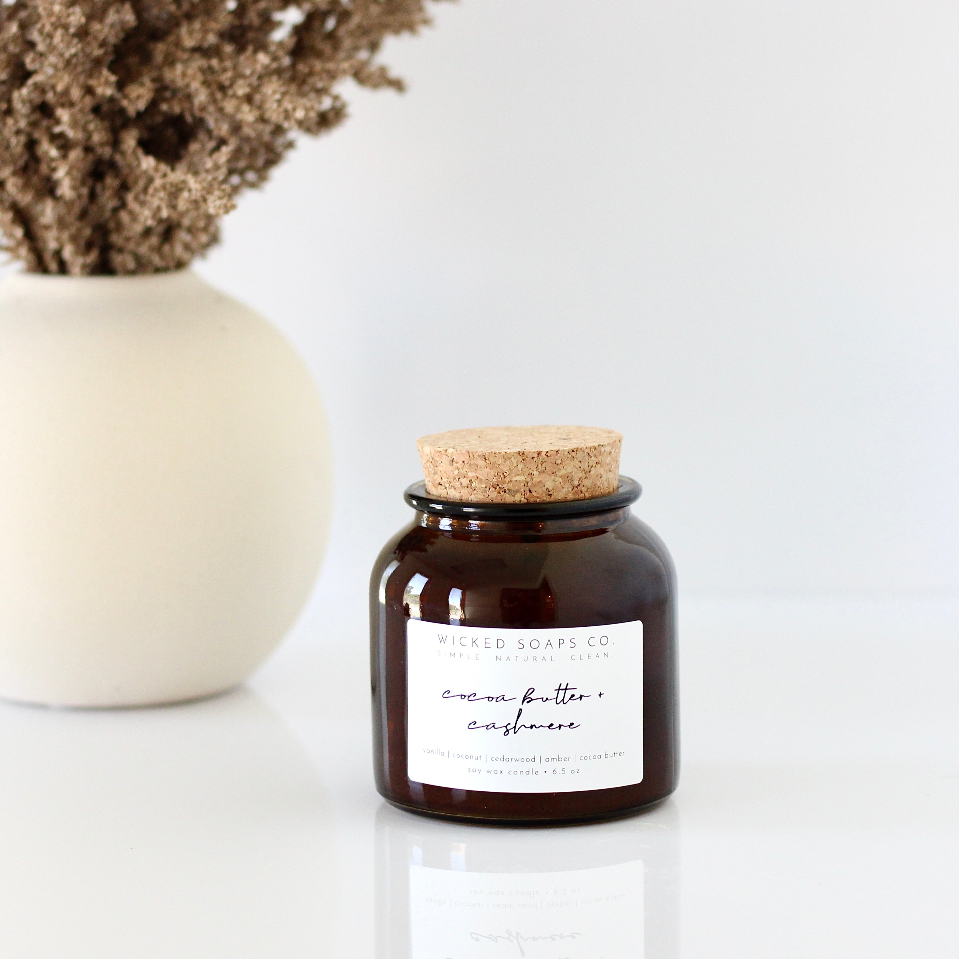 Cocoa Butter + Cashmere Soy Candle