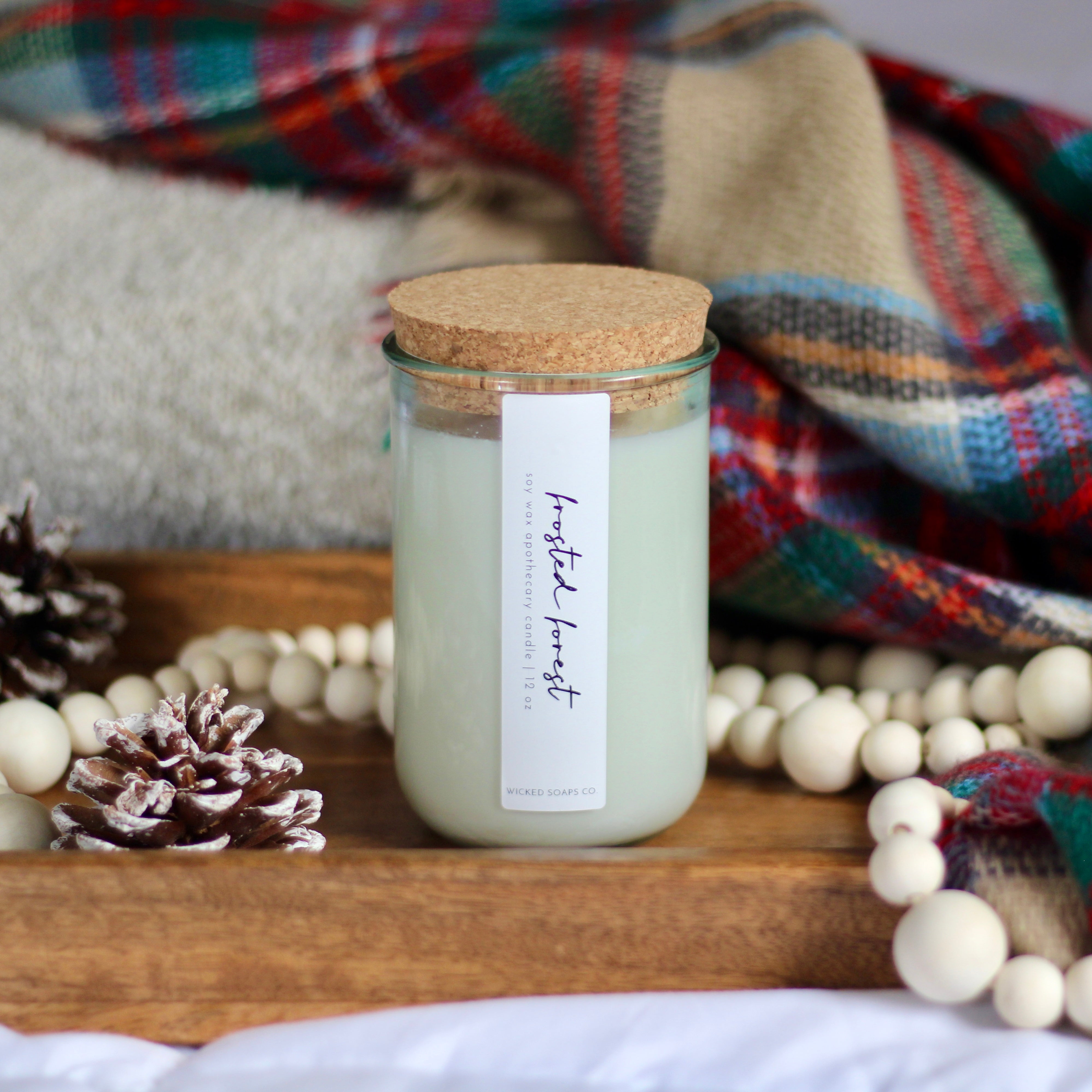 Frosted Forest Apothecary Soy Candle