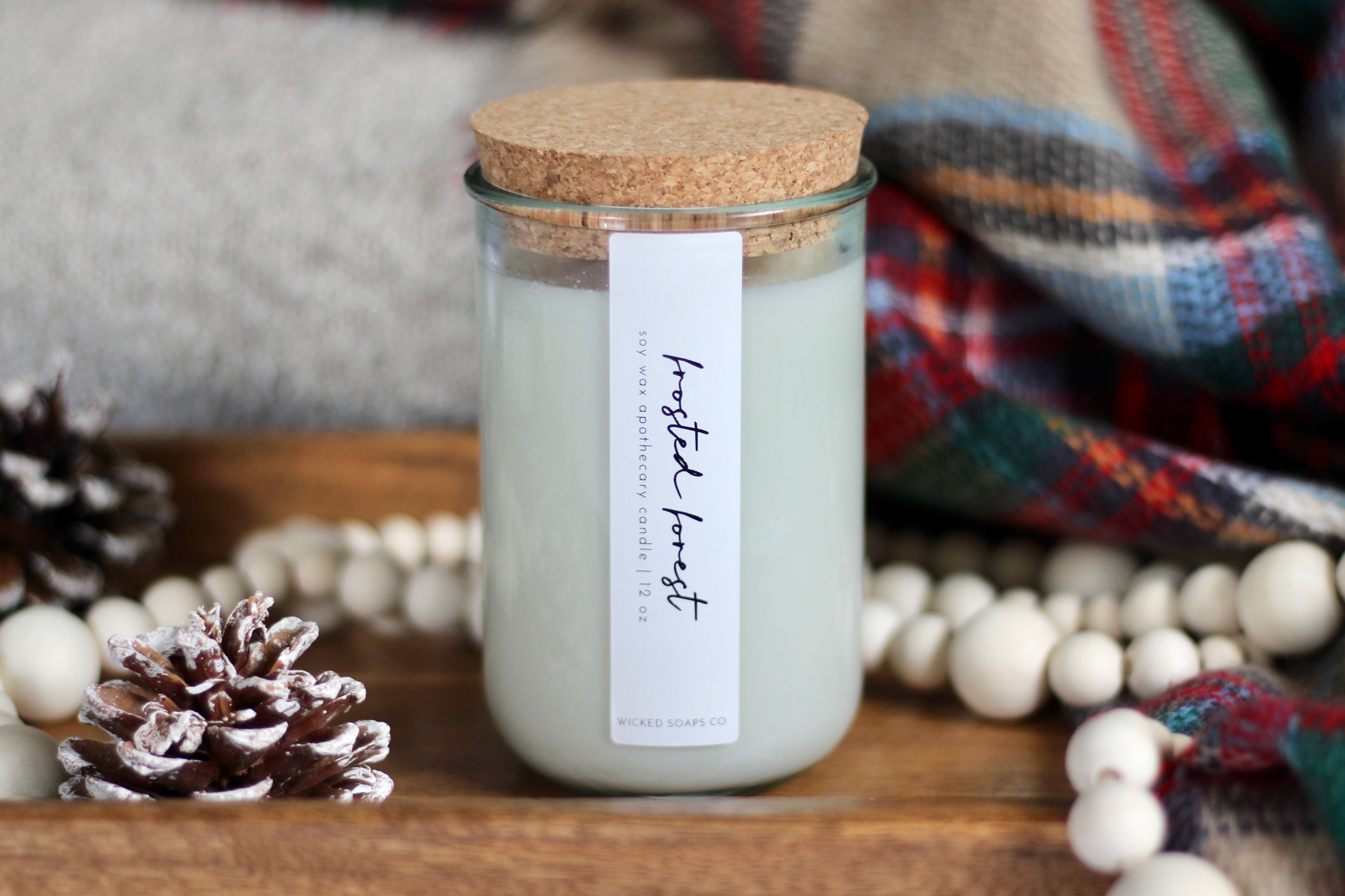Frosted Forest Apothecary Soy Candle