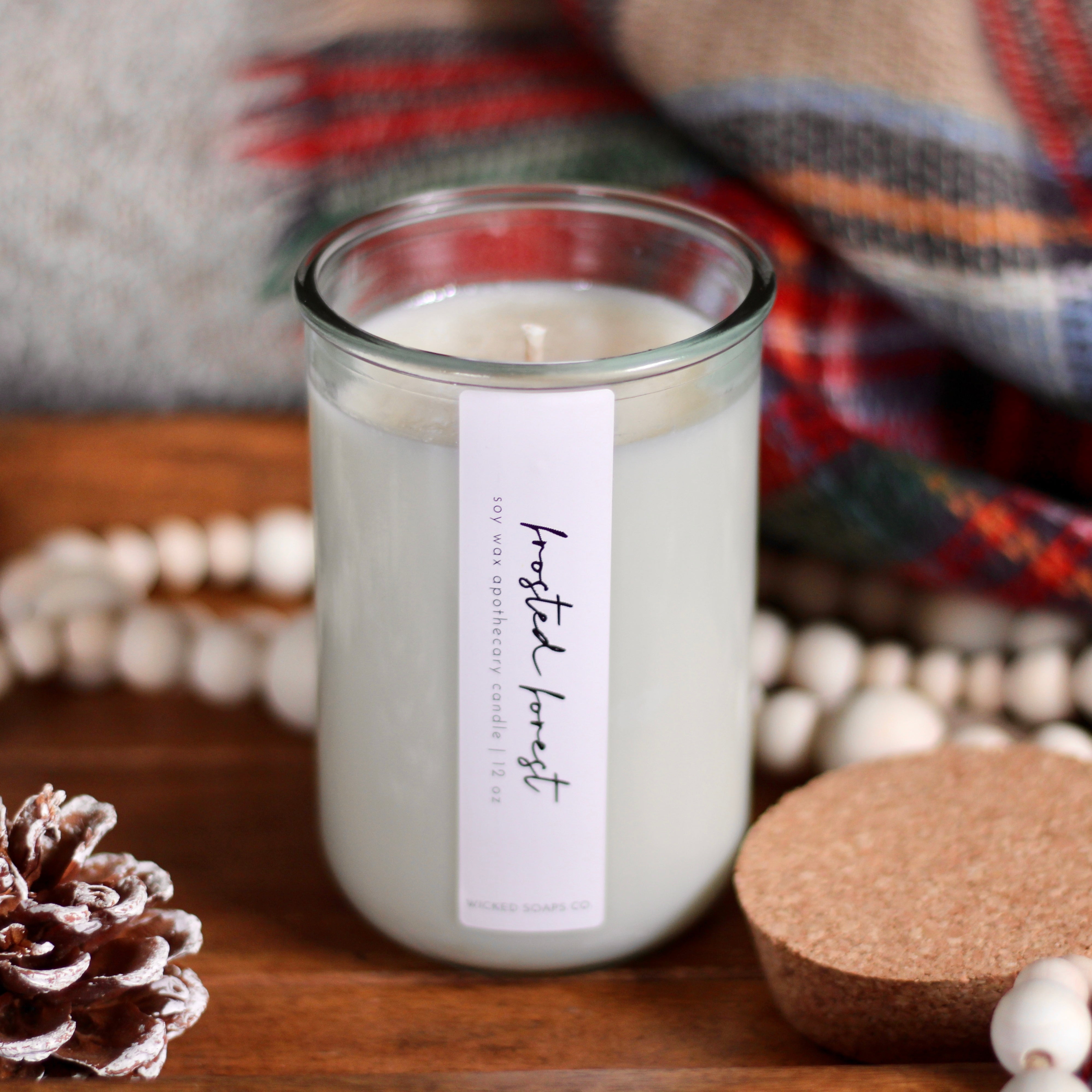 Frosted Forest Apothecary Soy Candle