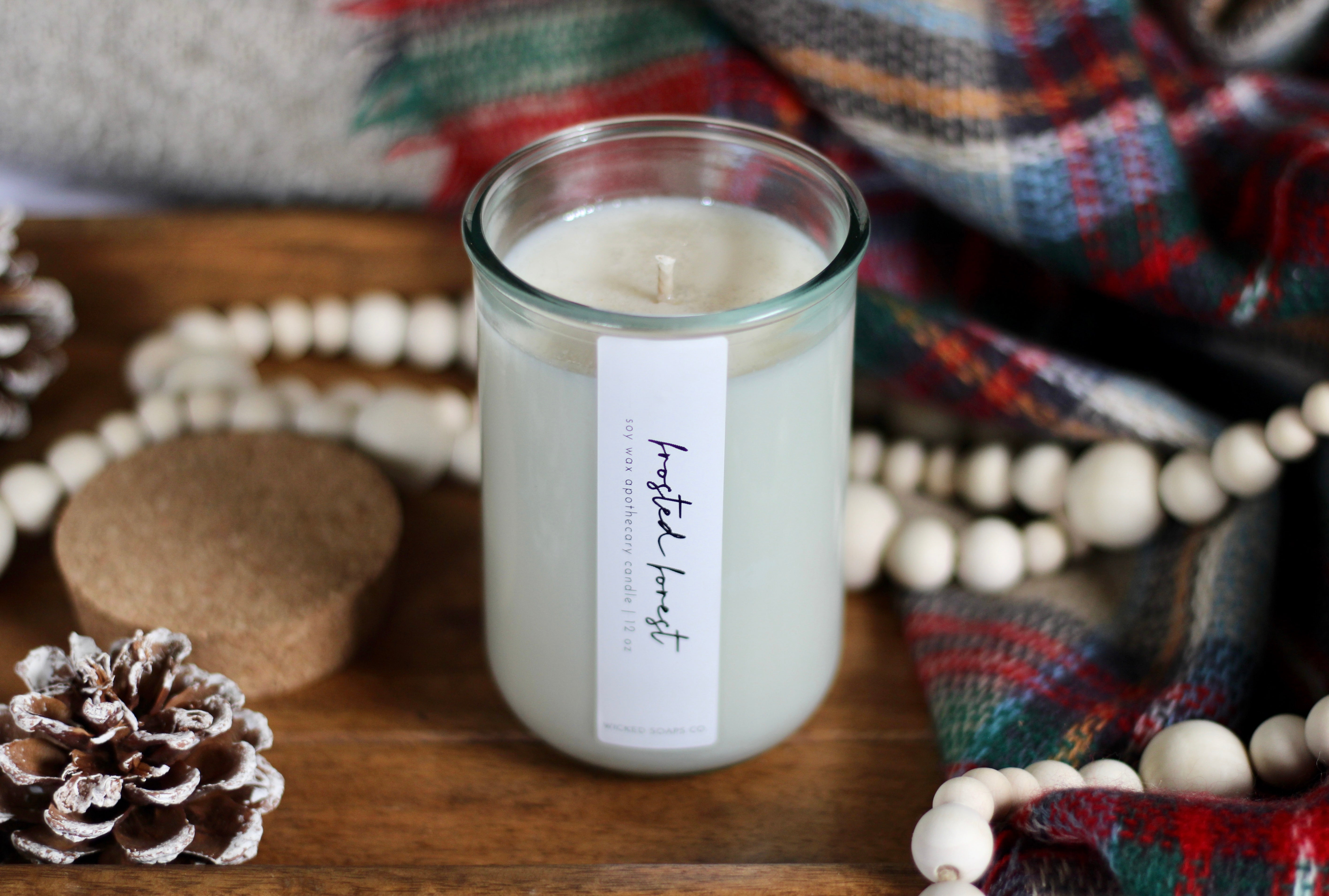 Frosted Forest Apothecary Soy Candle
