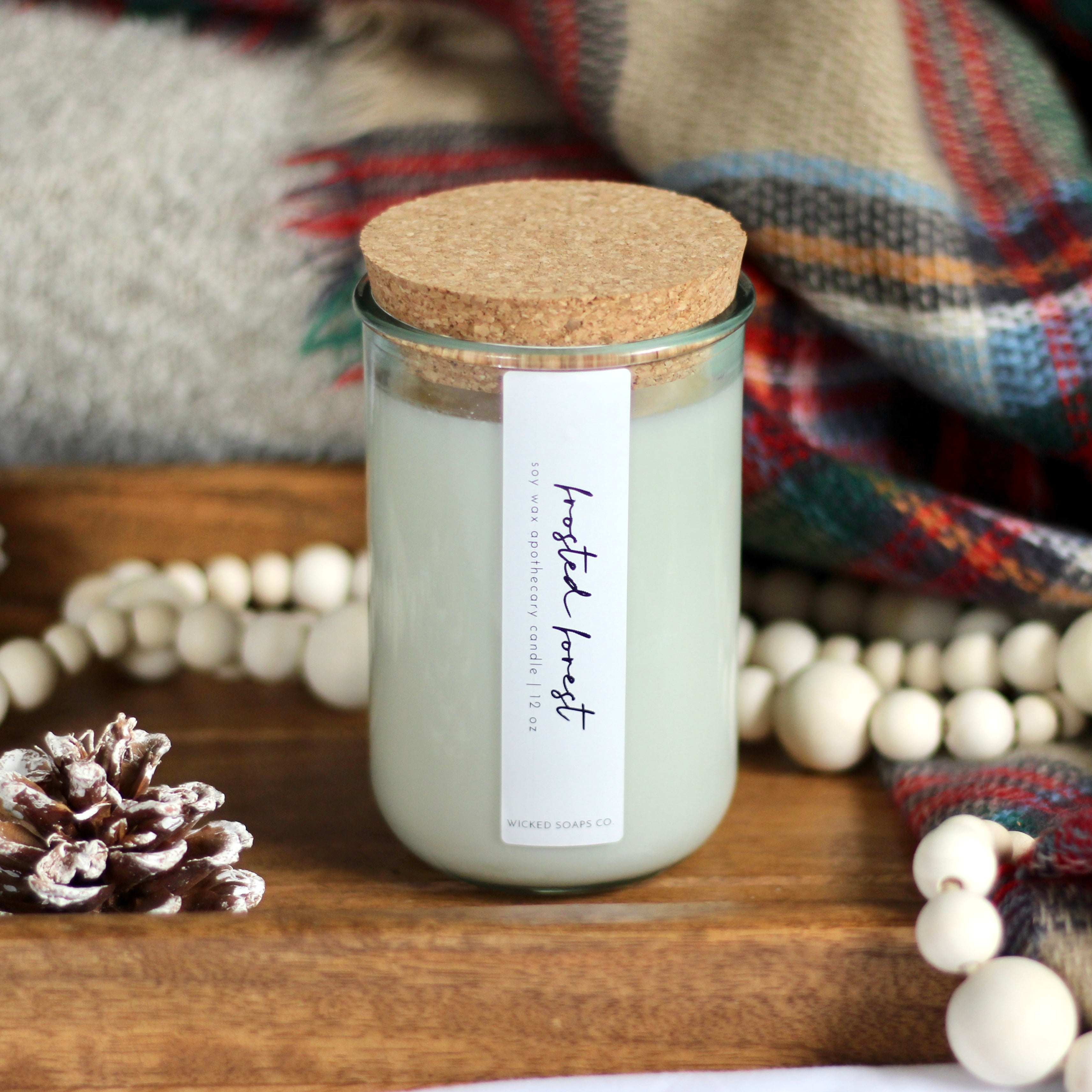 Frosted Forest Apothecary Soy Candle