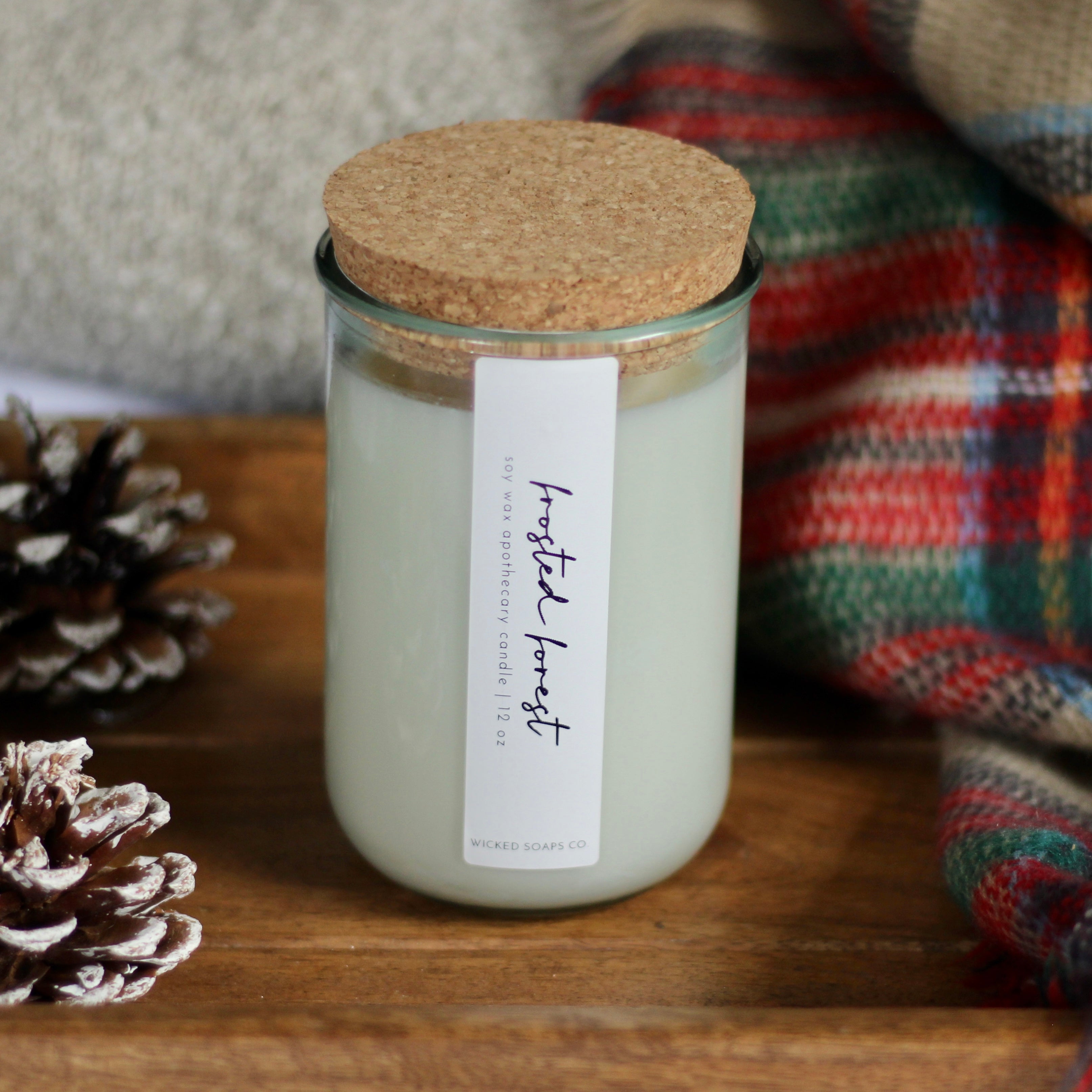 Frosted Forest Apothecary Soy Candle