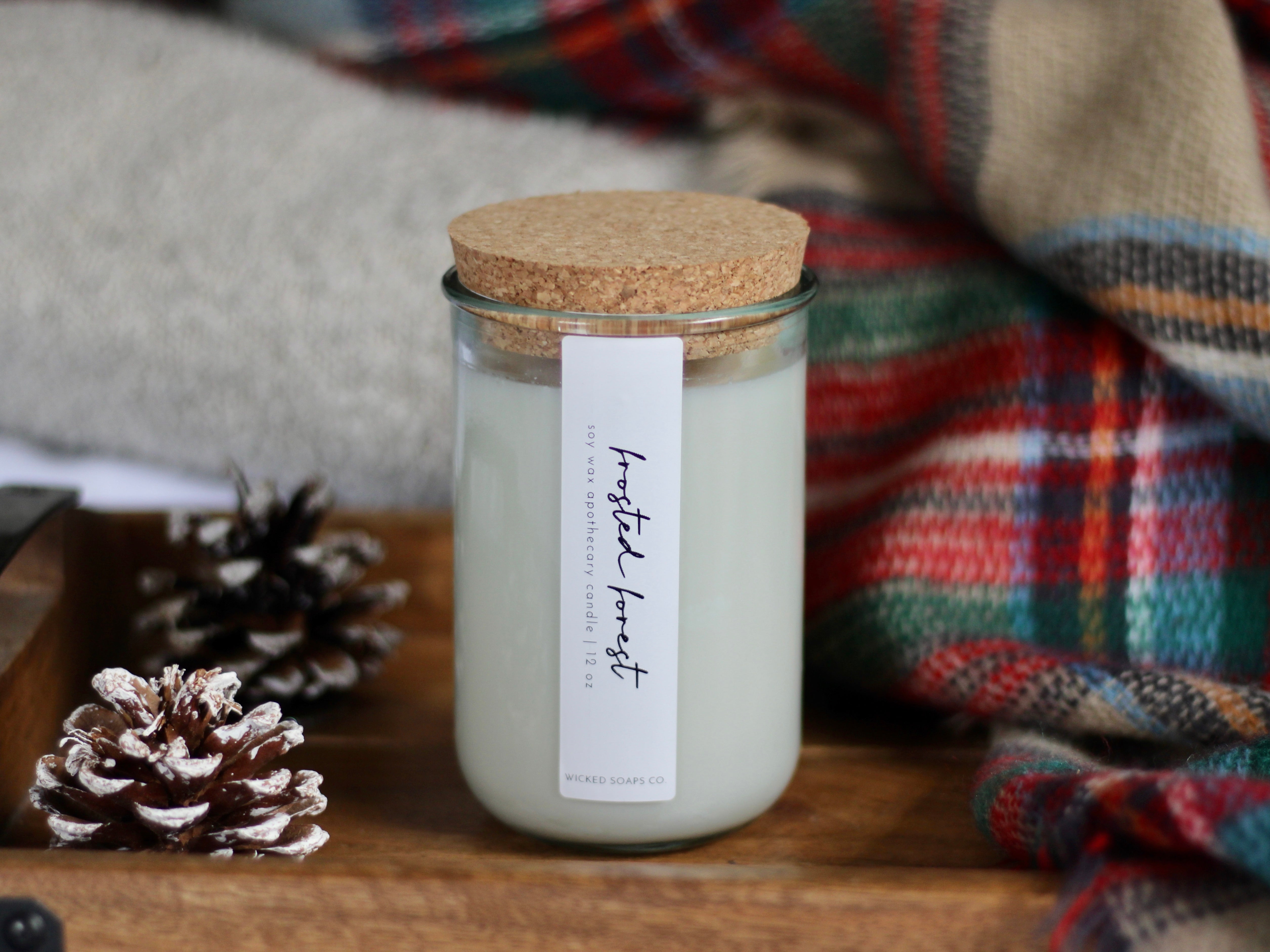 Frosted Forest Apothecary Soy Candle
