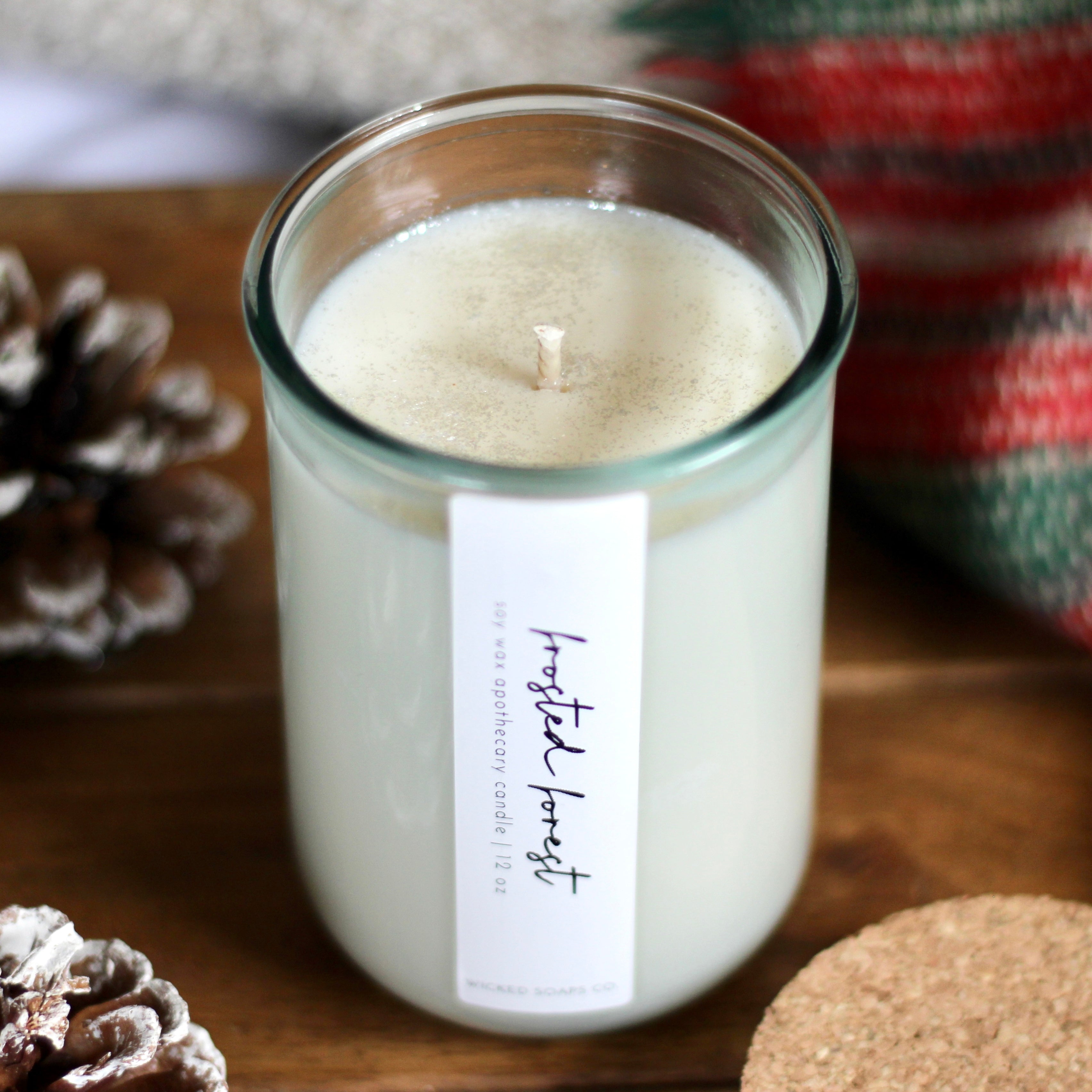 Frosted Forest Apothecary Soy Candle