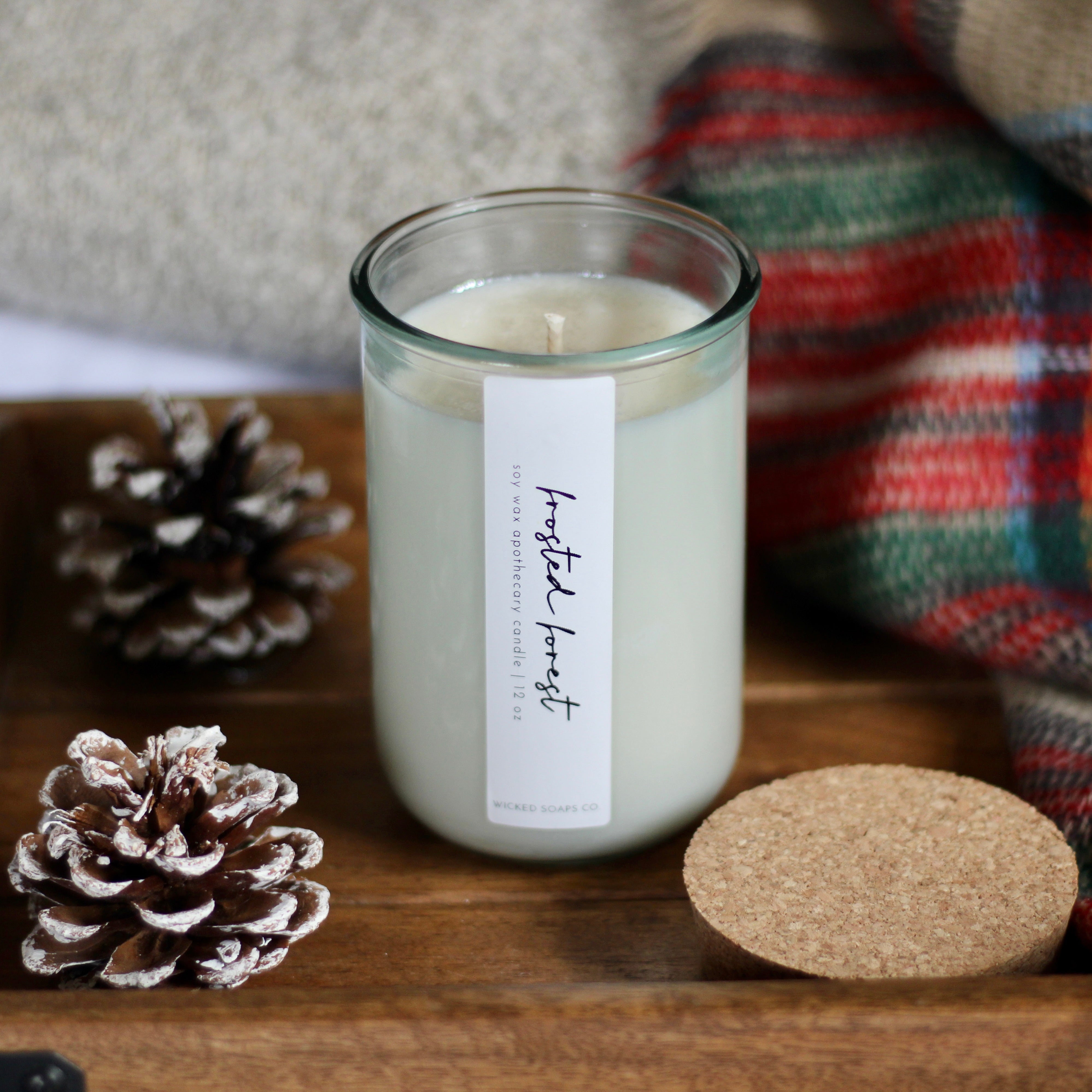 Frosted Forest Apothecary Soy Candle