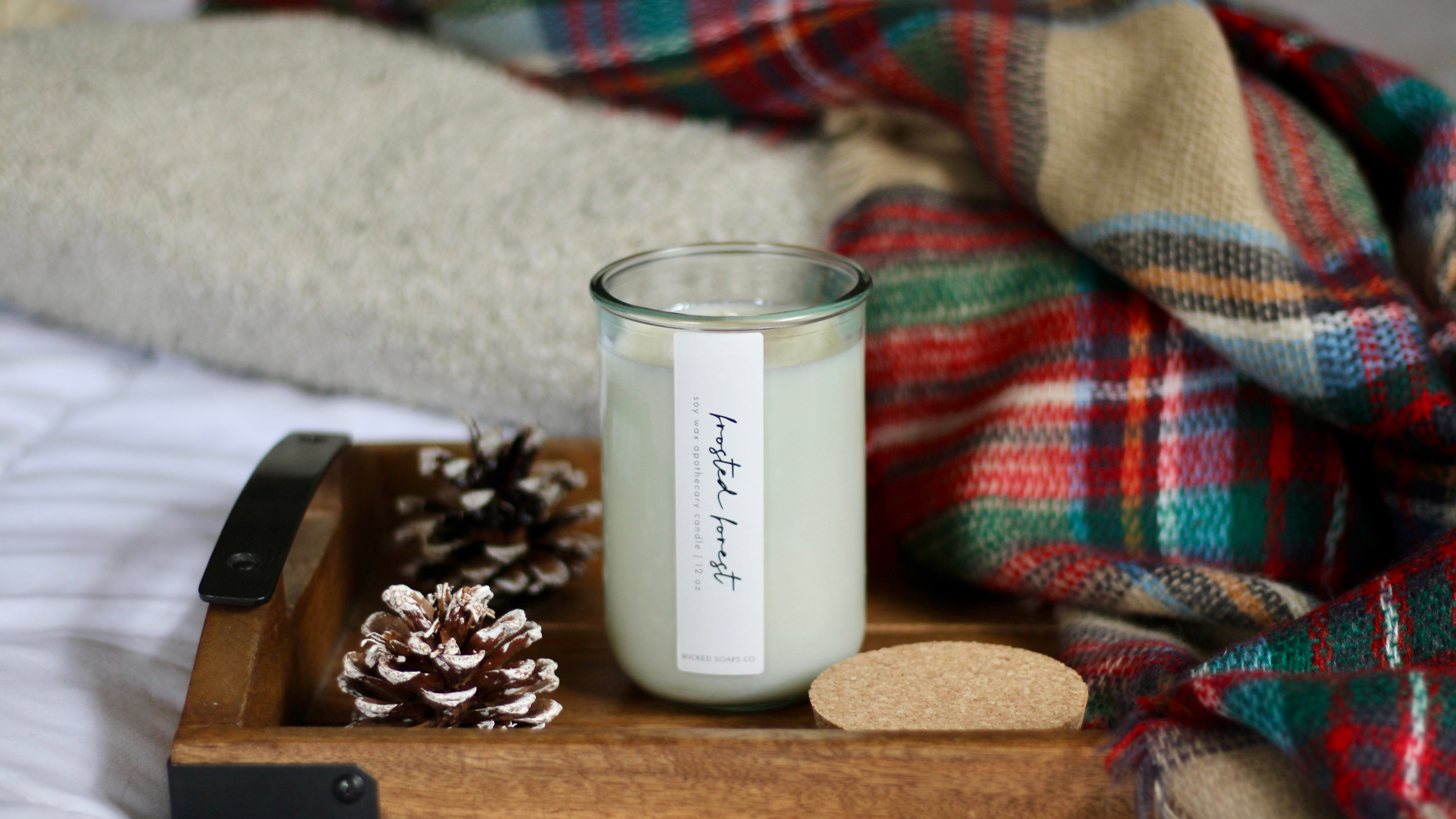 Frosted Forest Apothecary Soy Candle