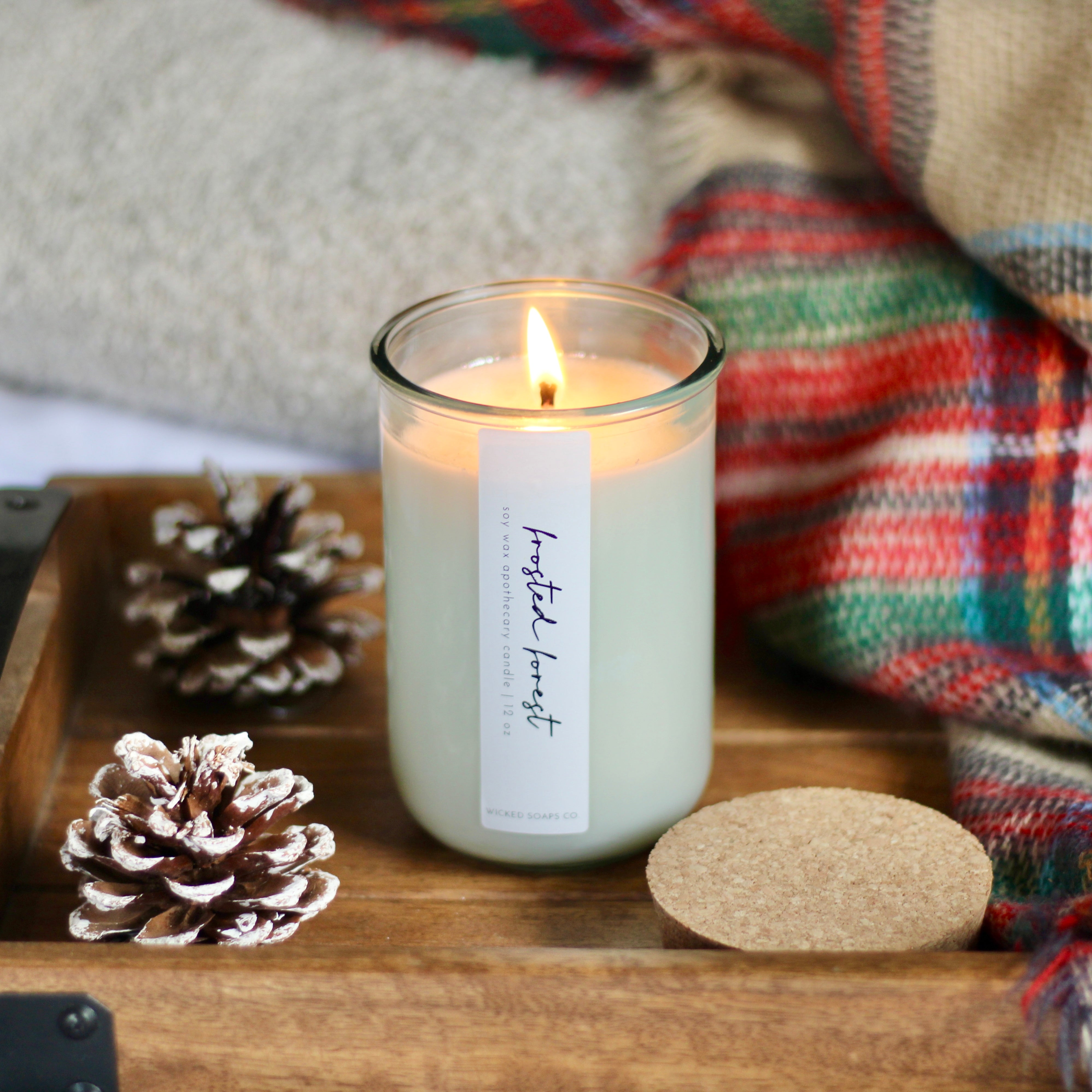 Frosted Forest Apothecary Soy Candle