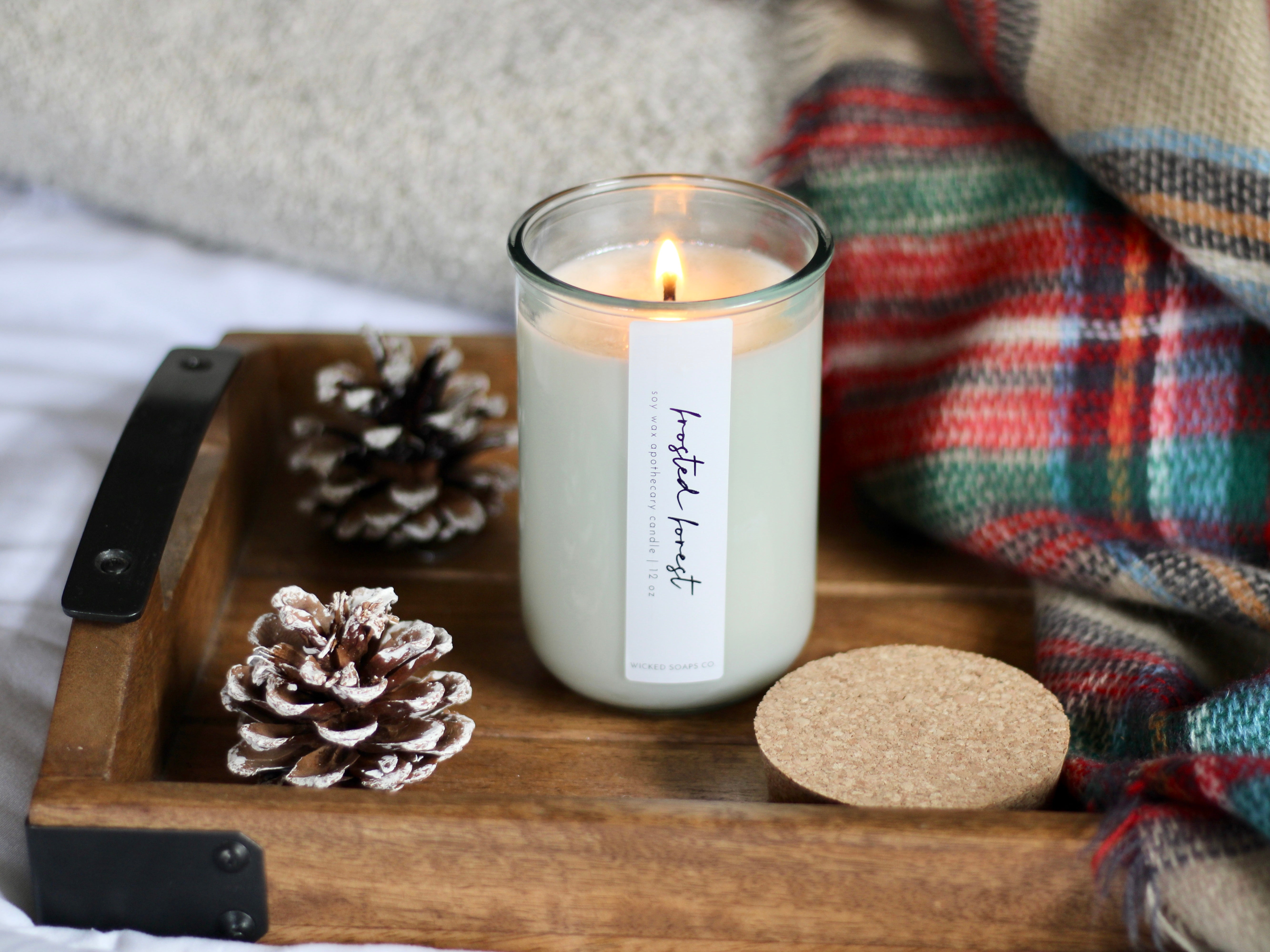 Frosted Forest Apothecary Soy Candle