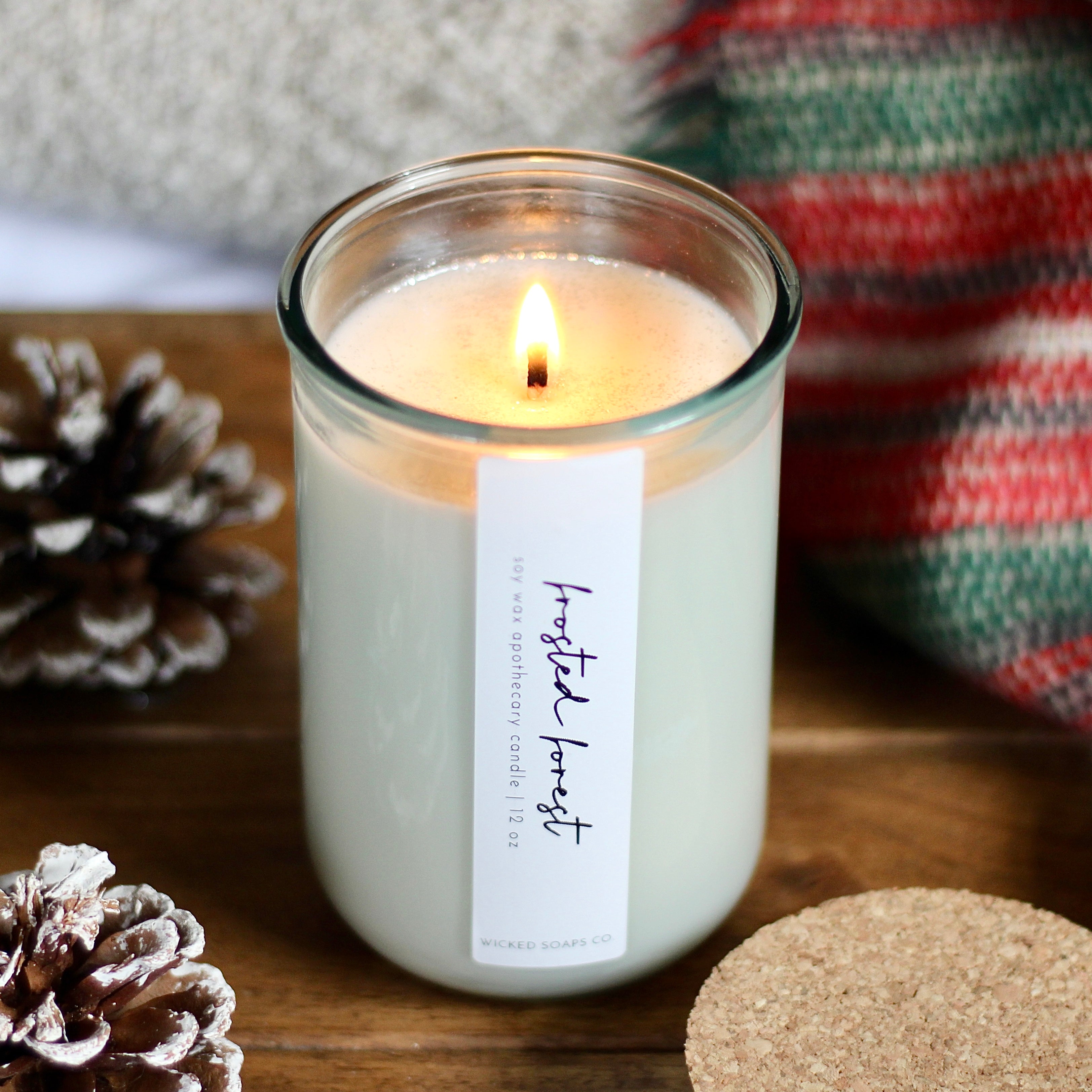 Frosted Forest Apothecary Soy Candle
