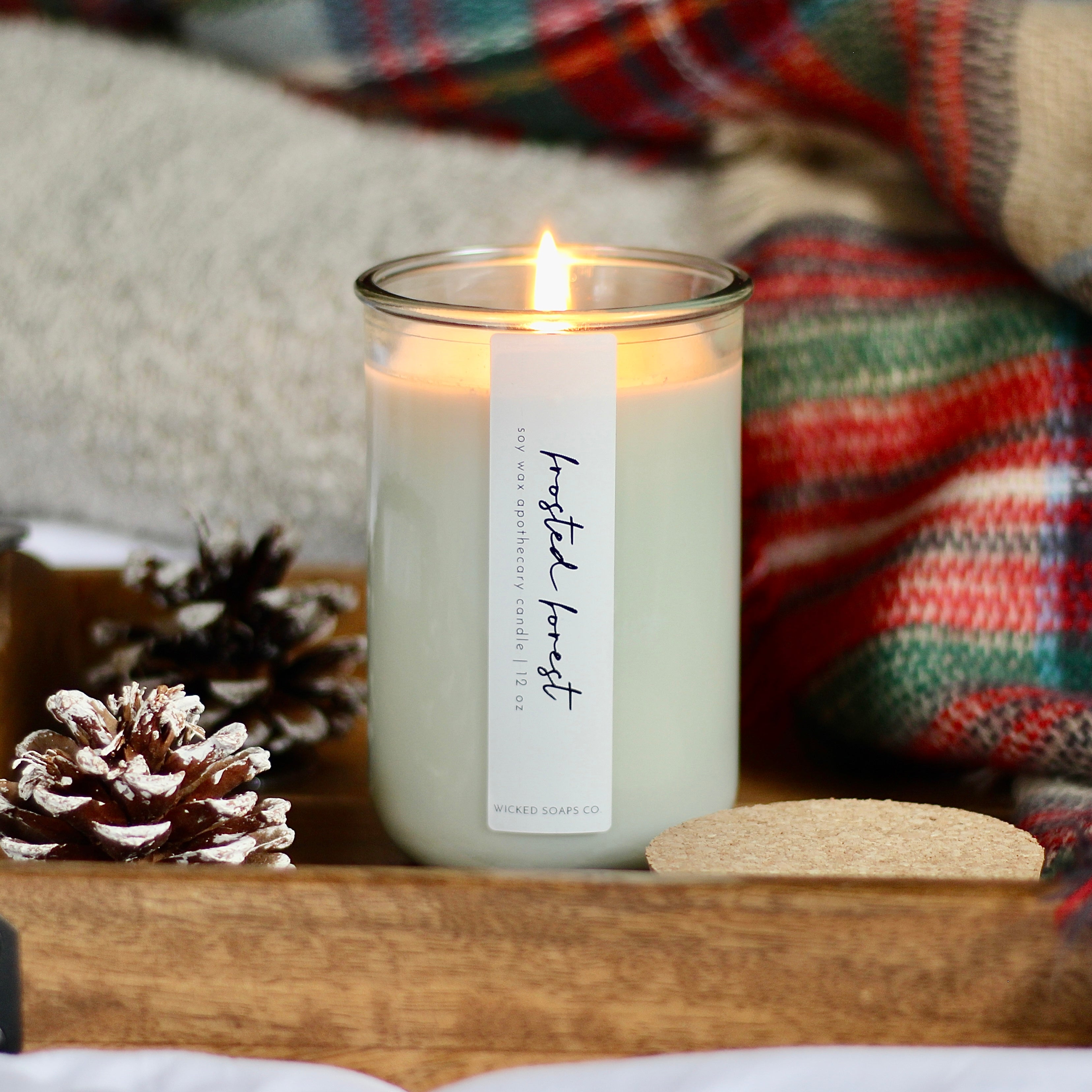 Frosted Forest Apothecary Soy Candle