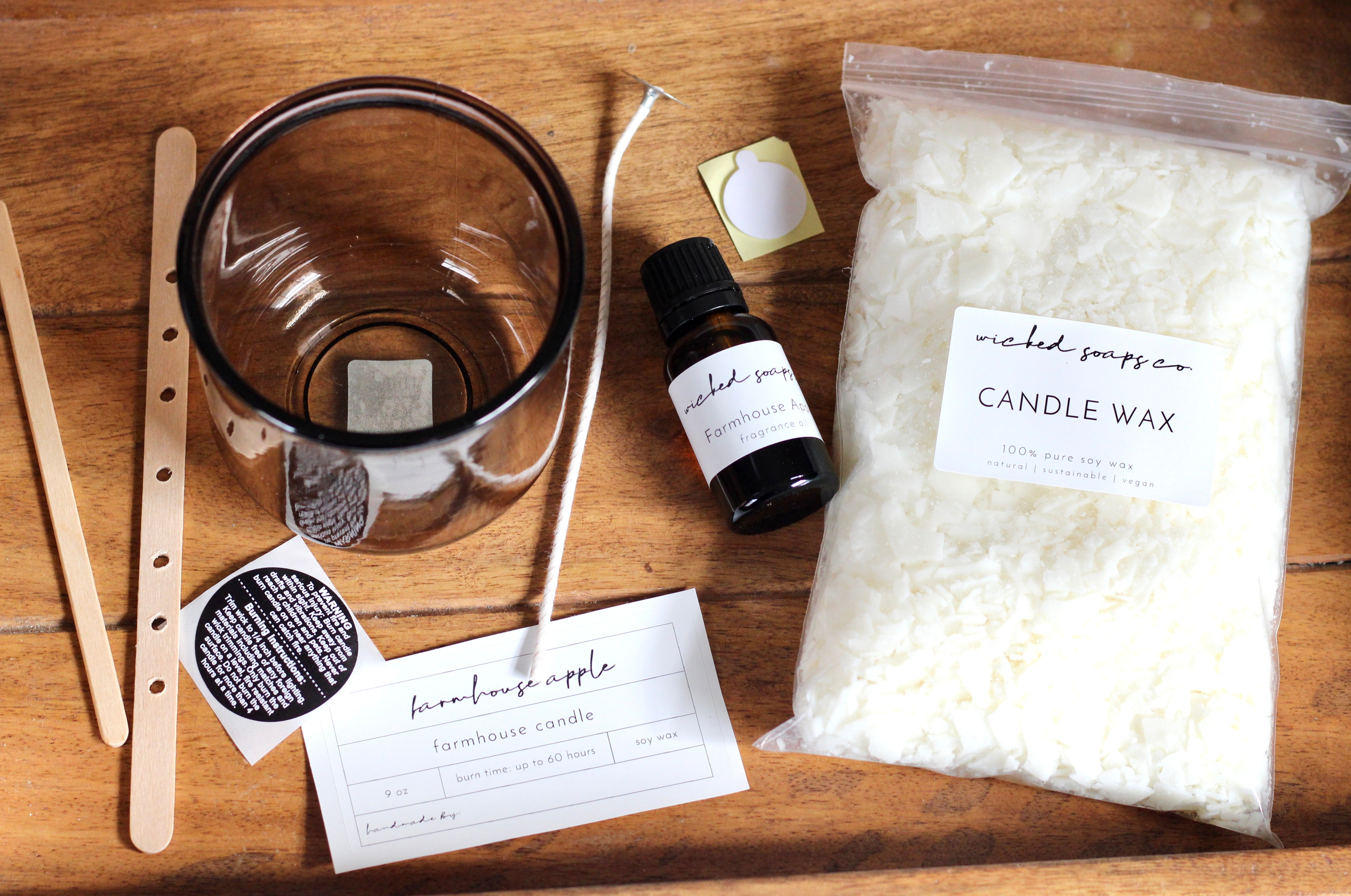 Farmhouse Candle Making Kit | DIY Candle Kit