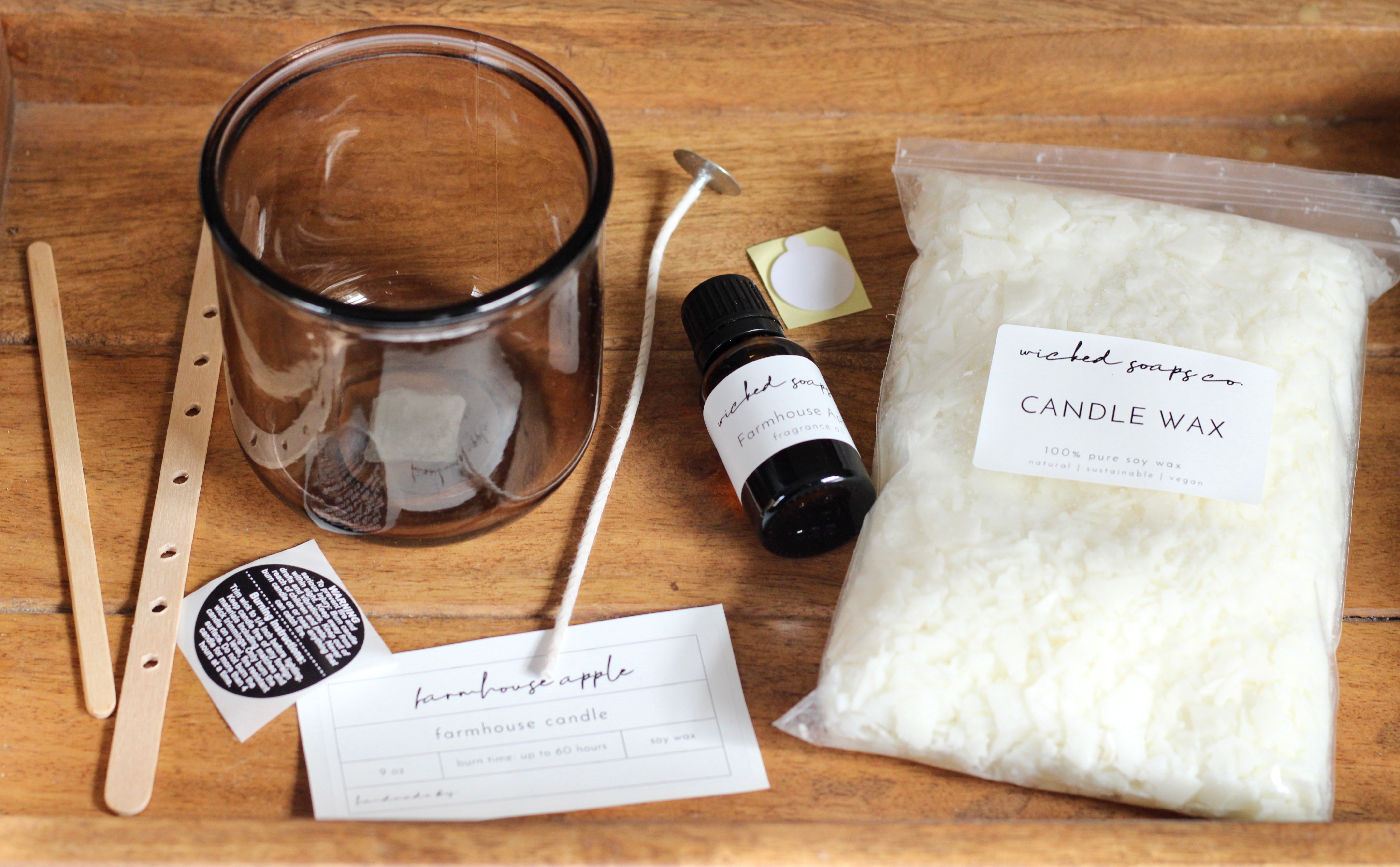 Farmhouse Candle Making Kit | DIY Candle Kit