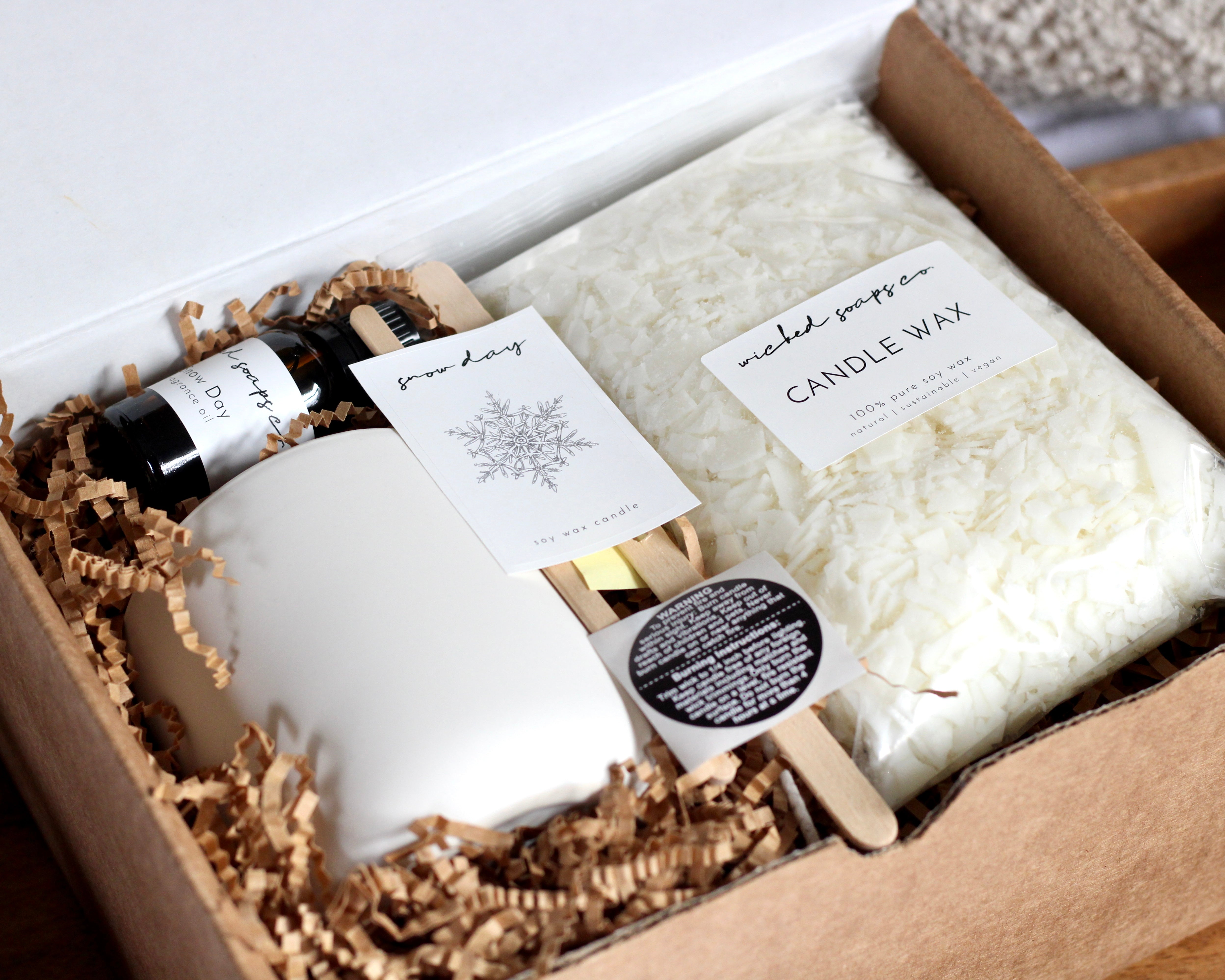 Snow Day Candle Making Kit | DIY Candle Kit