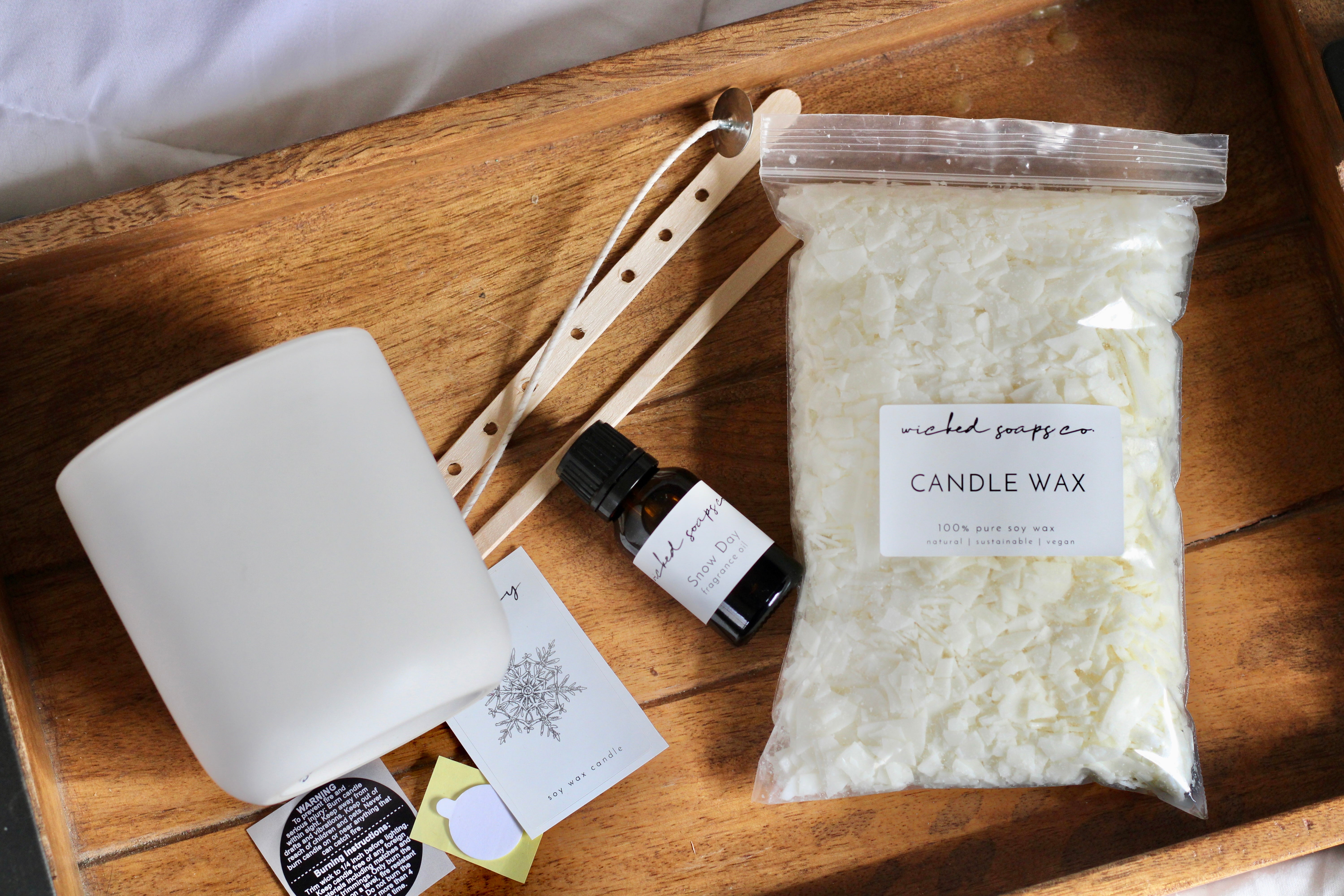 Snow Day Candle Making Kit | DIY Candle Kit