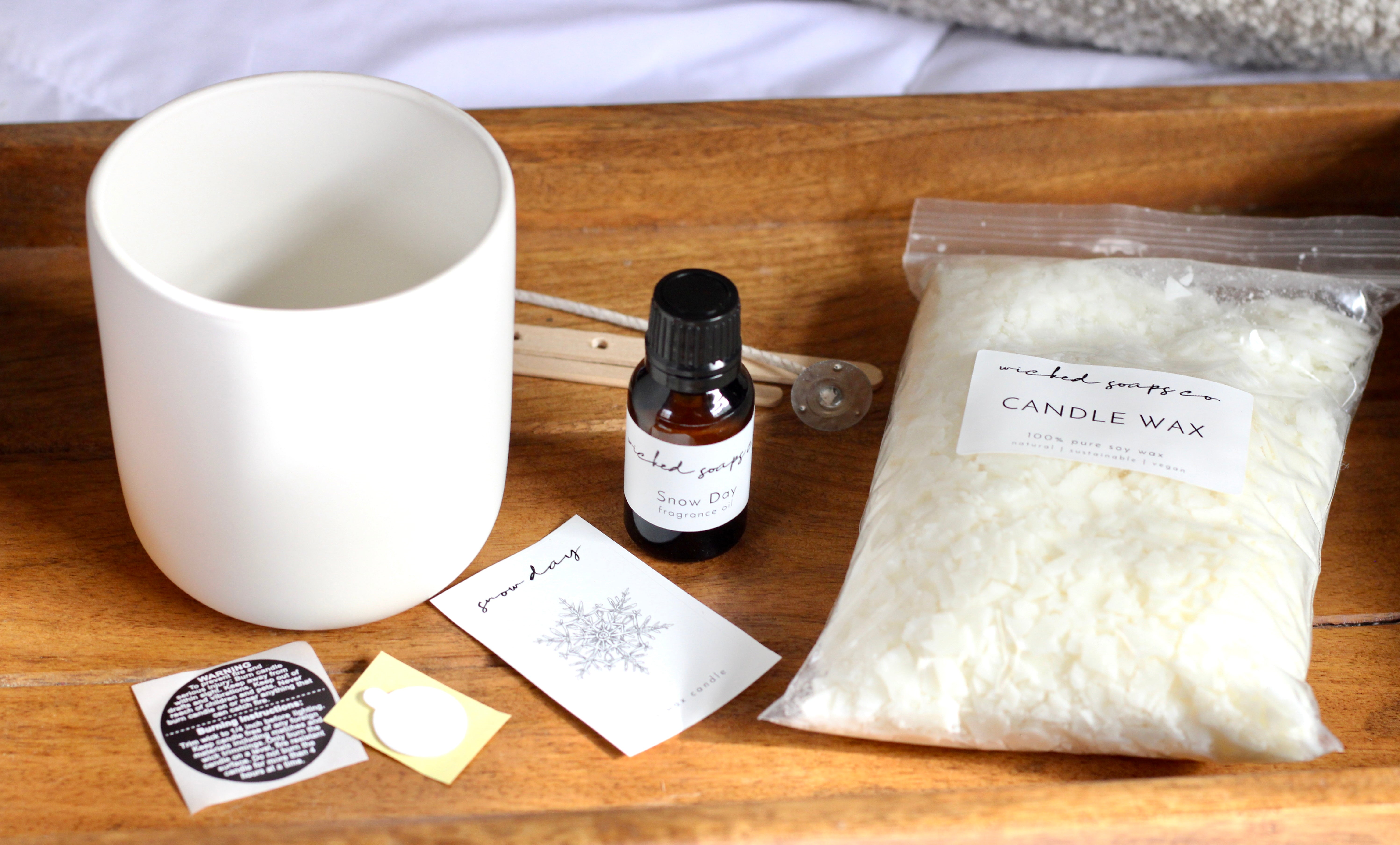 Snow Day Candle Making Kit | DIY Candle Kit