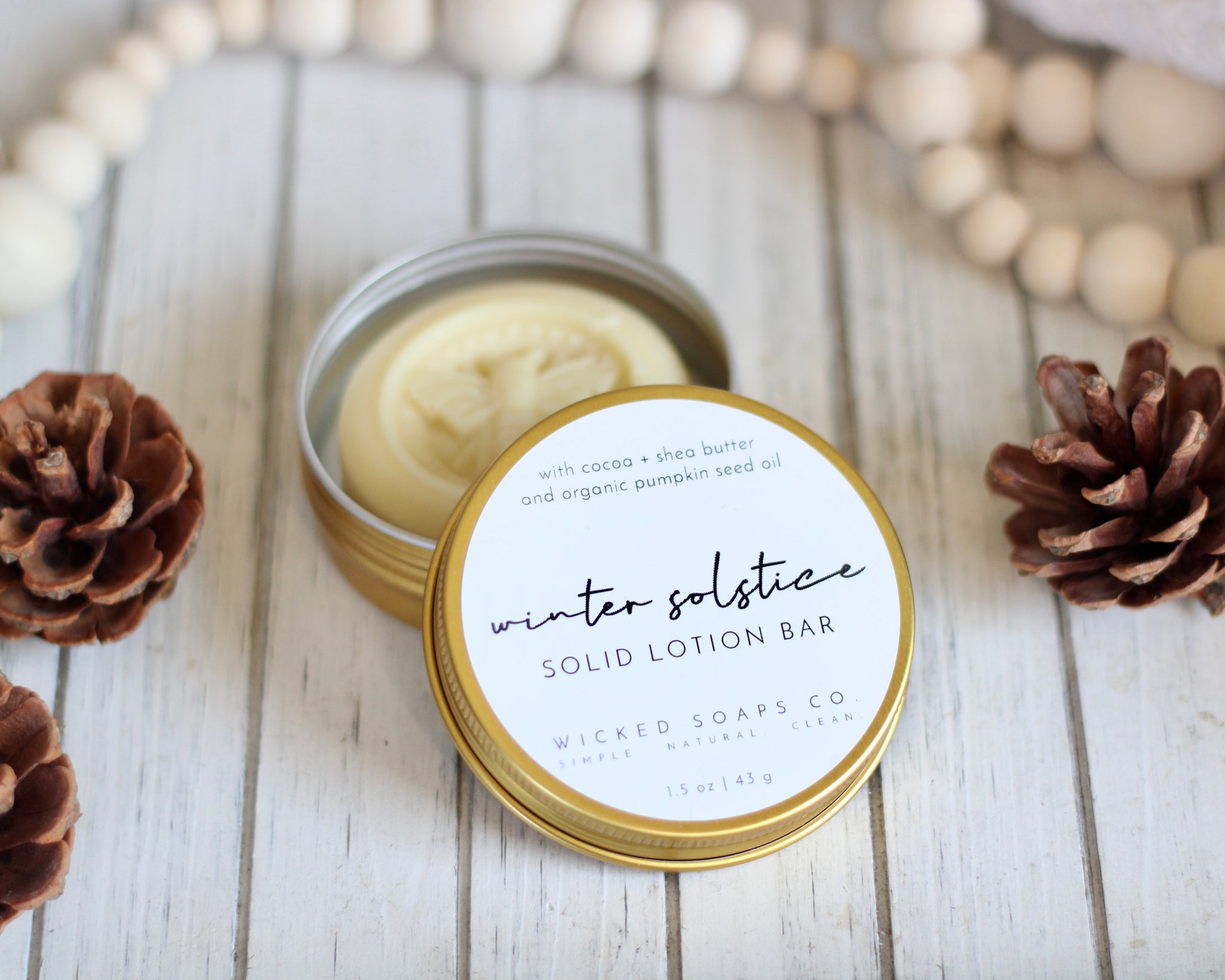 Winter Solstice Lotion Bar – Wicked Soaps Co.