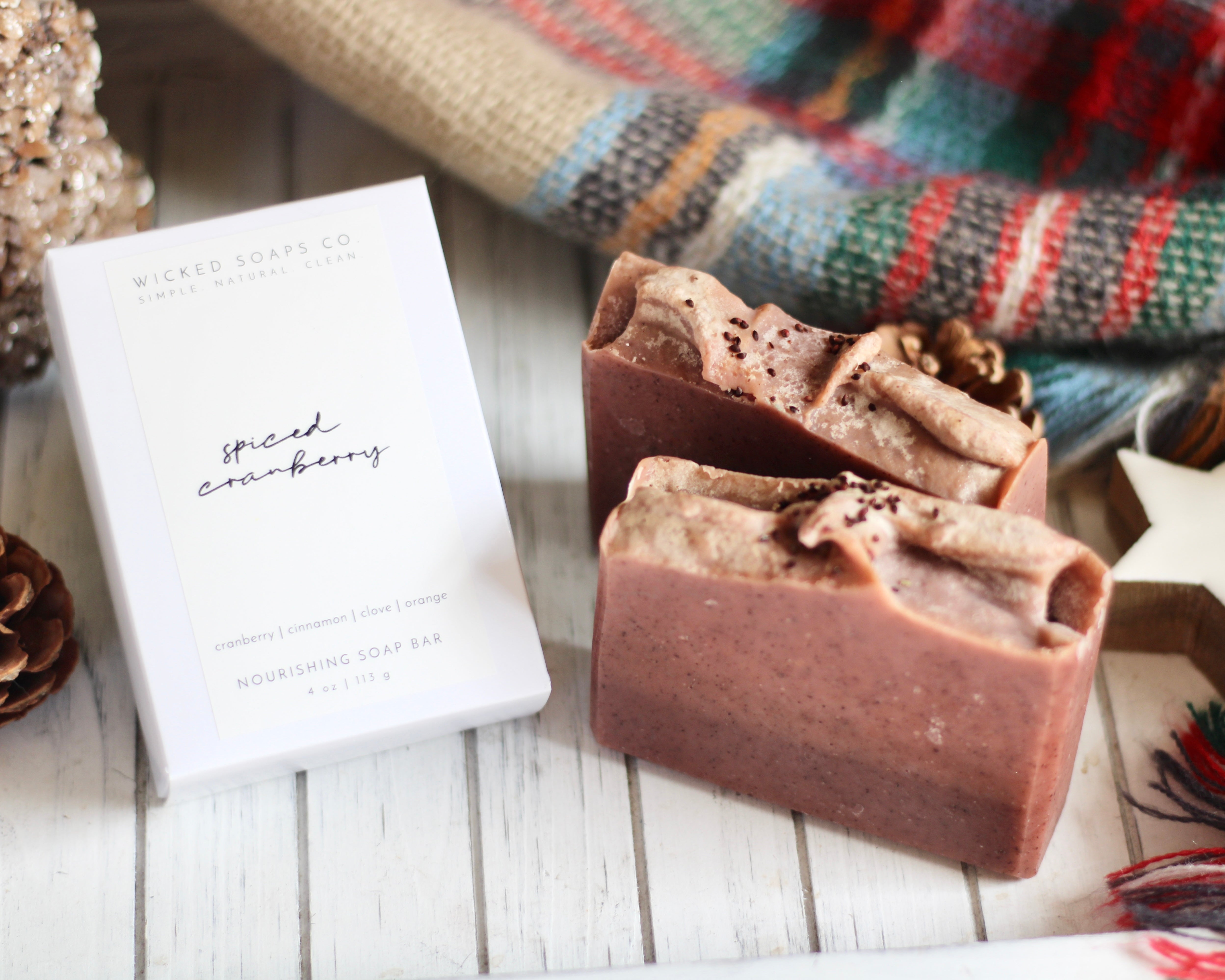 Spiced Cranberry Nourishing Soap Bar