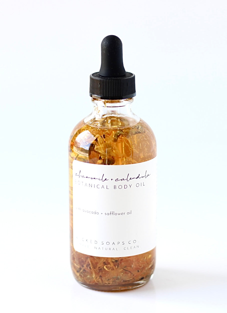 Chamomile + Calendula Botanical Body Oil