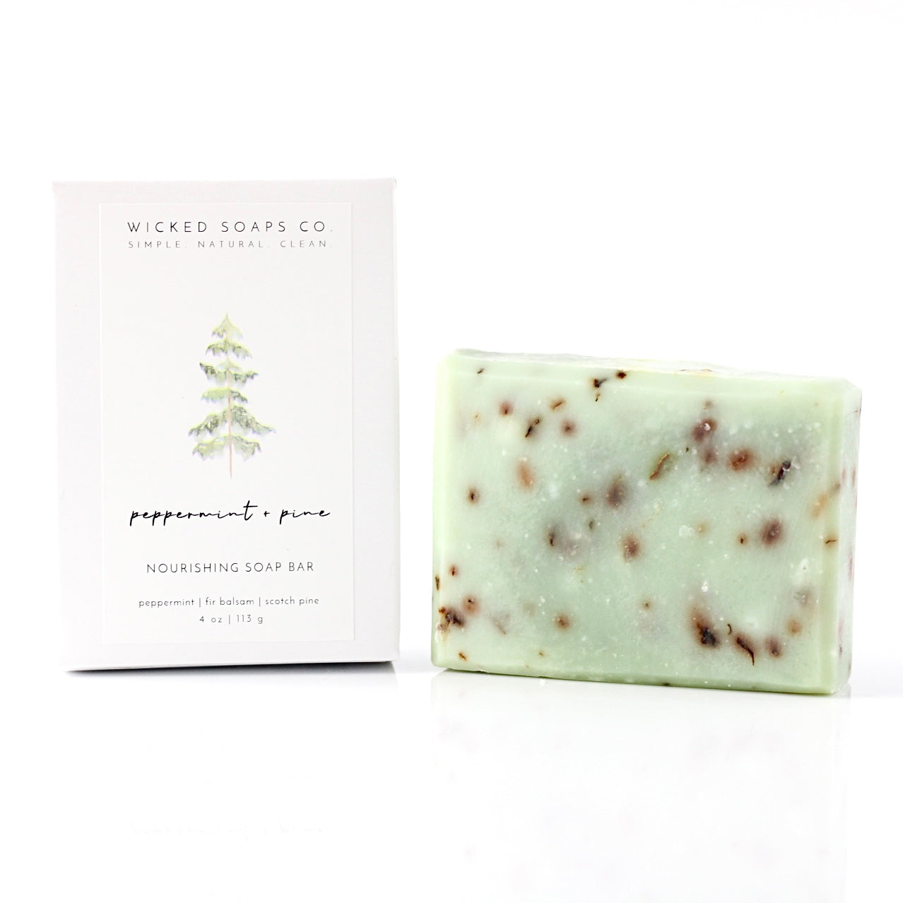Peppermint + Pine Nourishing Soap Bar