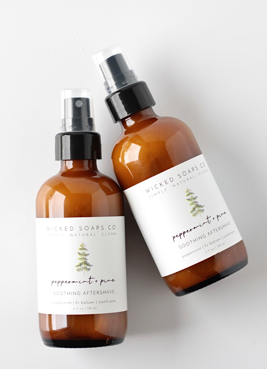 Peppermint + Pine Soothing Aftershave