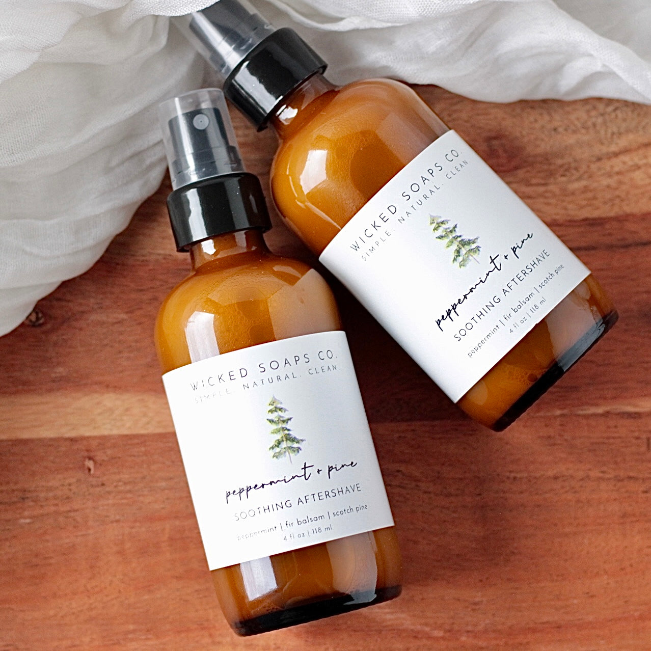 Peppermint + Pine Soothing Aftershave