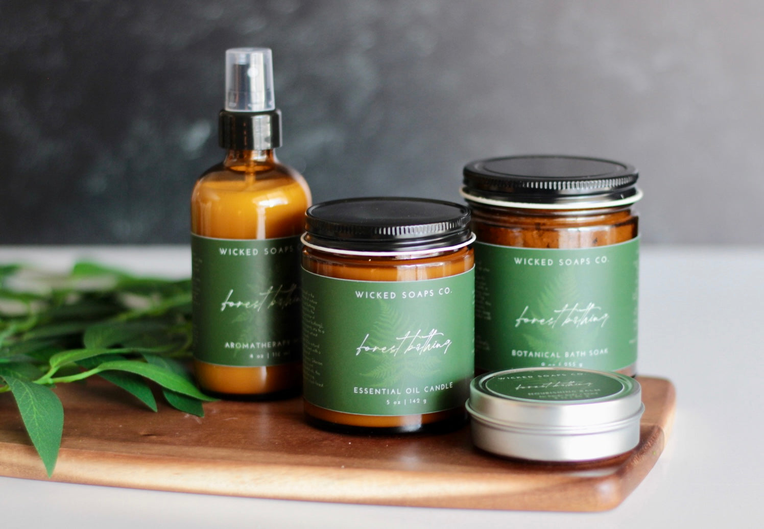 Forest Bathing Essential Oil Candle | Soy Wax Candle