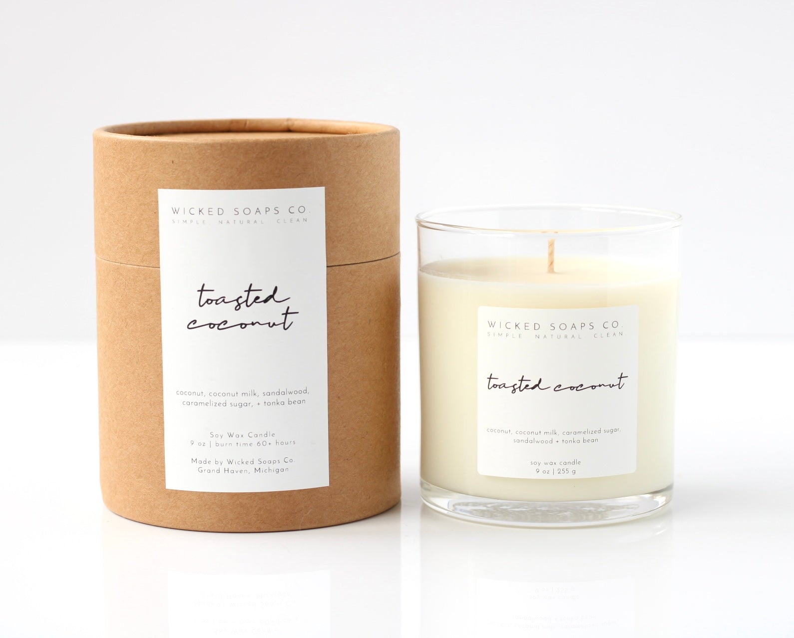 Toasted Coconut Soy Candle