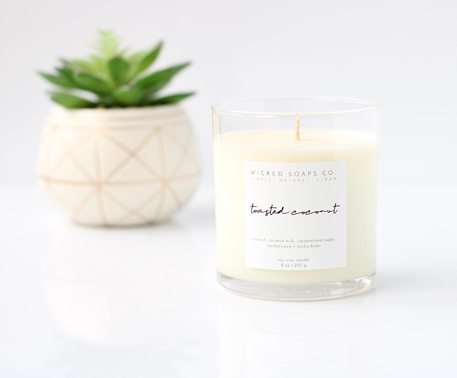 Toasted Coconut Soy Candle