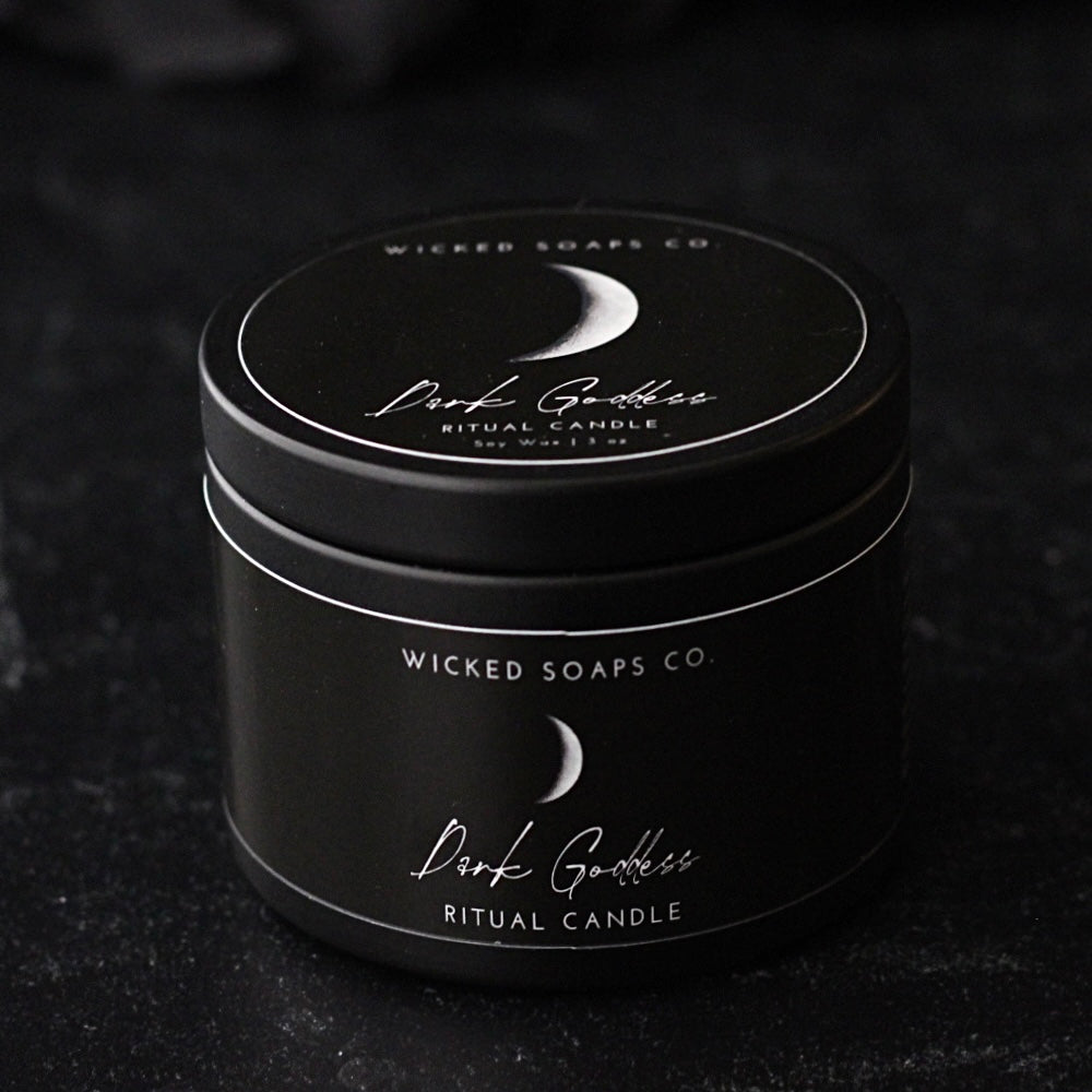 Dark Goddess Ritual Candle | Soy Wax Candle