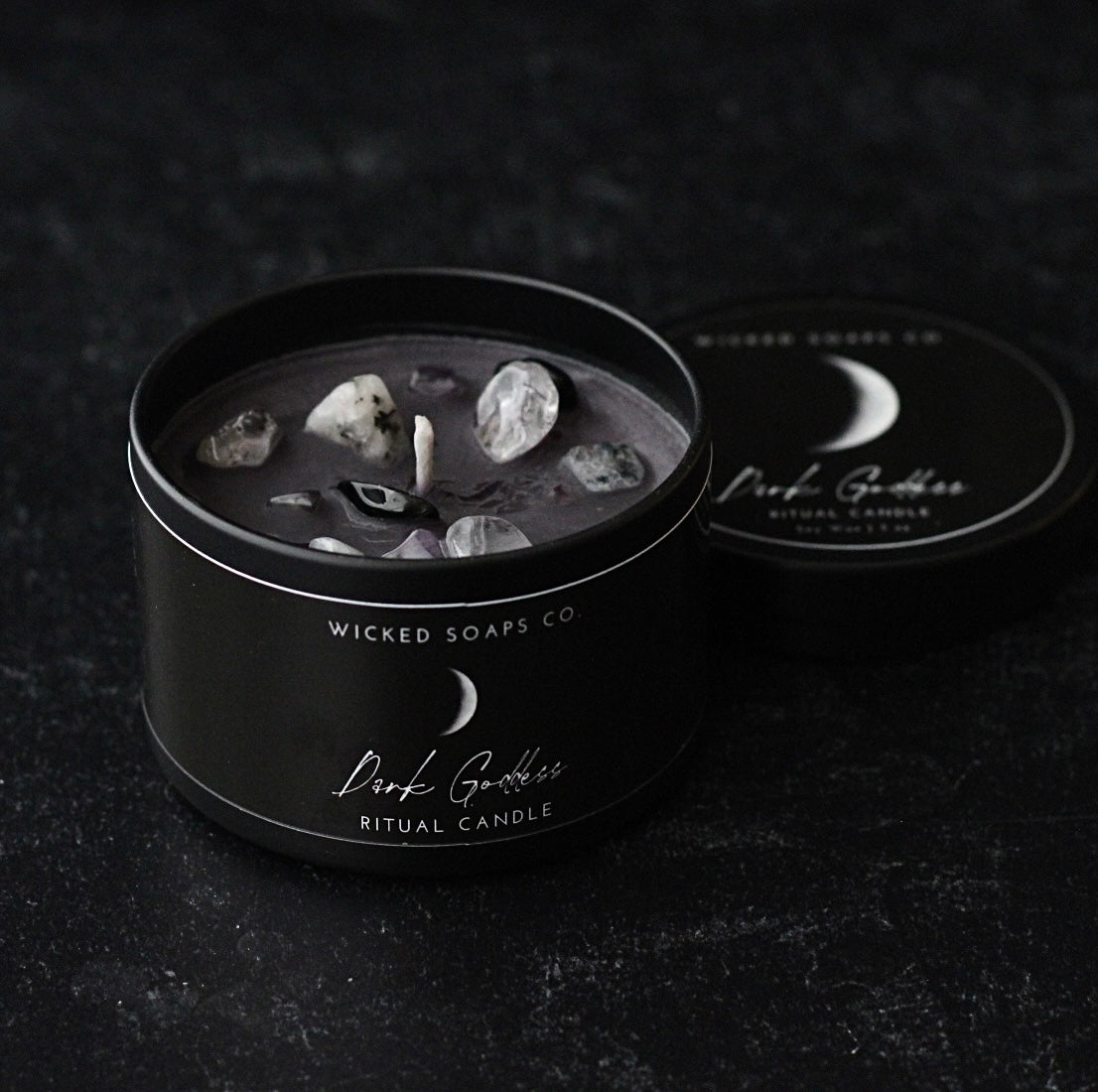Dark Goddess Ritual Candle | Soy Wax Candle