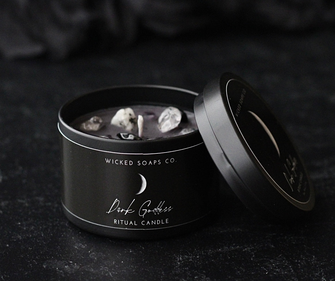 Dark Goddess Ritual Candle | Soy Wax Candle