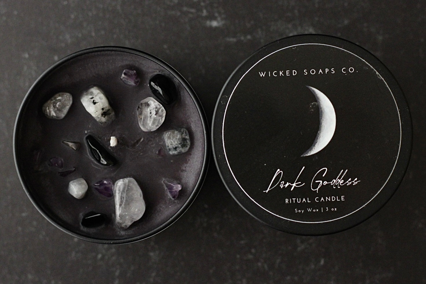 Dark Goddess Ritual Candle | Soy Wax Candle