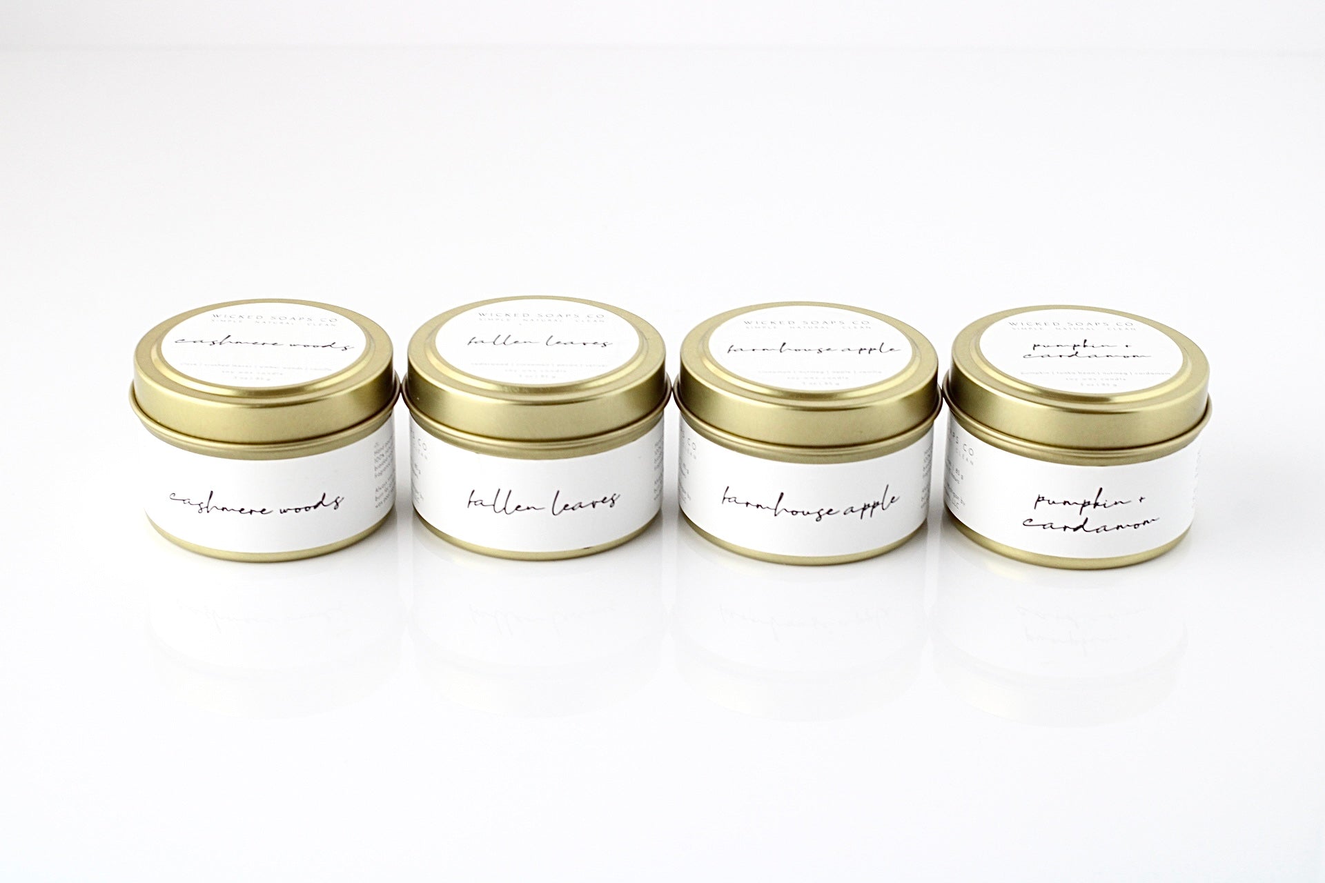 Autumn Seasonal Candle Set | Soy Wax Candle Set