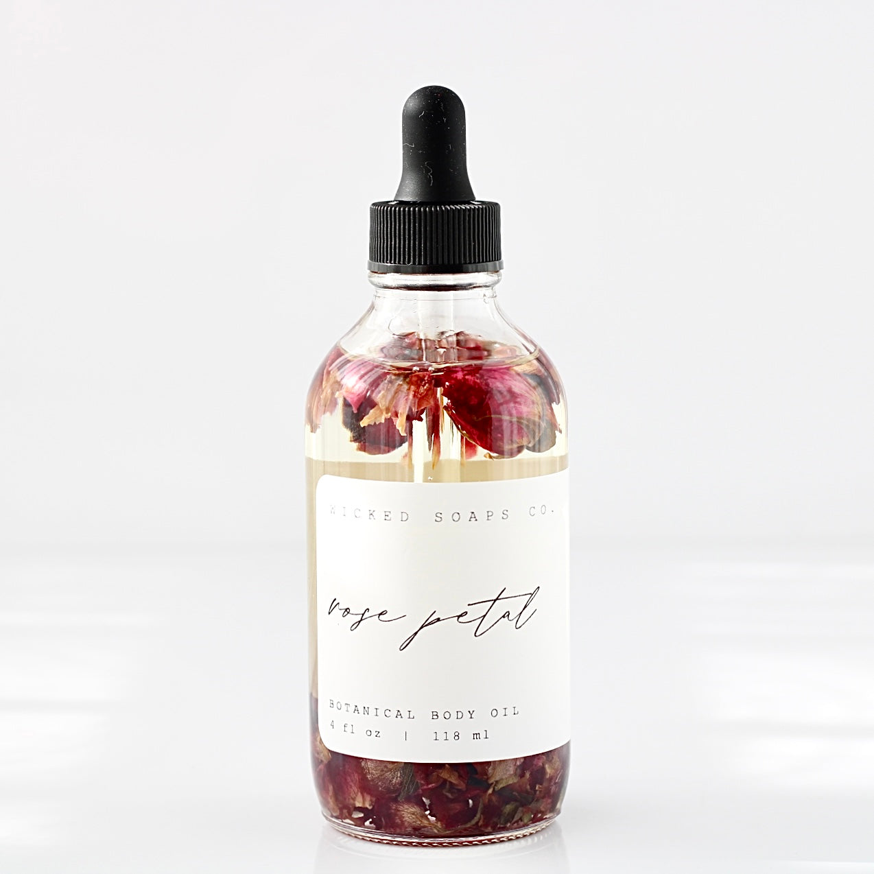 Rose Petal Body Oil | Lightweight Hydration with Geranium + Lemon
