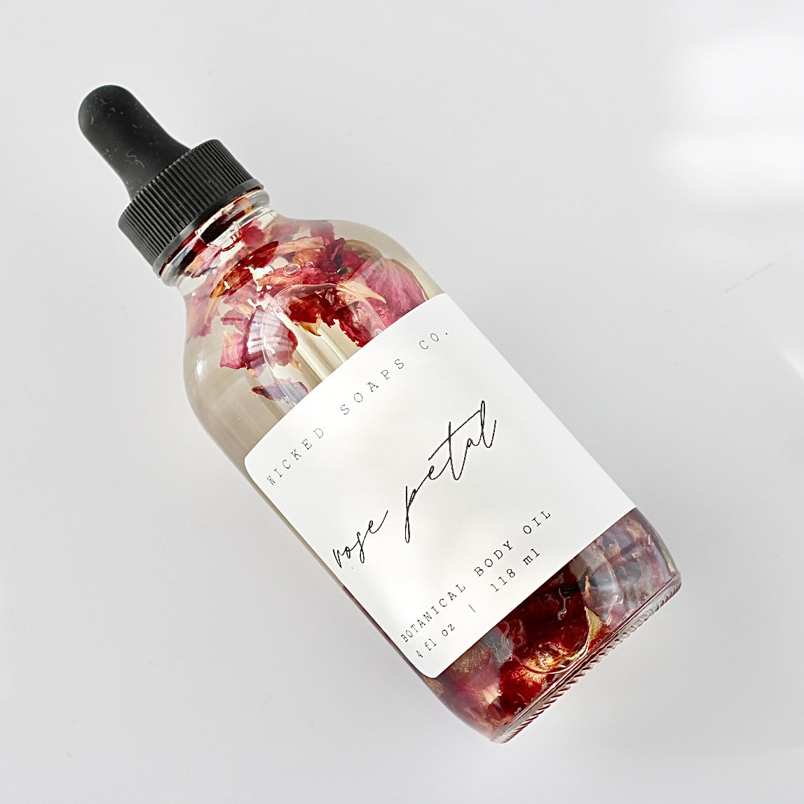 Rose Petal Body Oil | Lightweight Hydration with Geranium + Lemon
